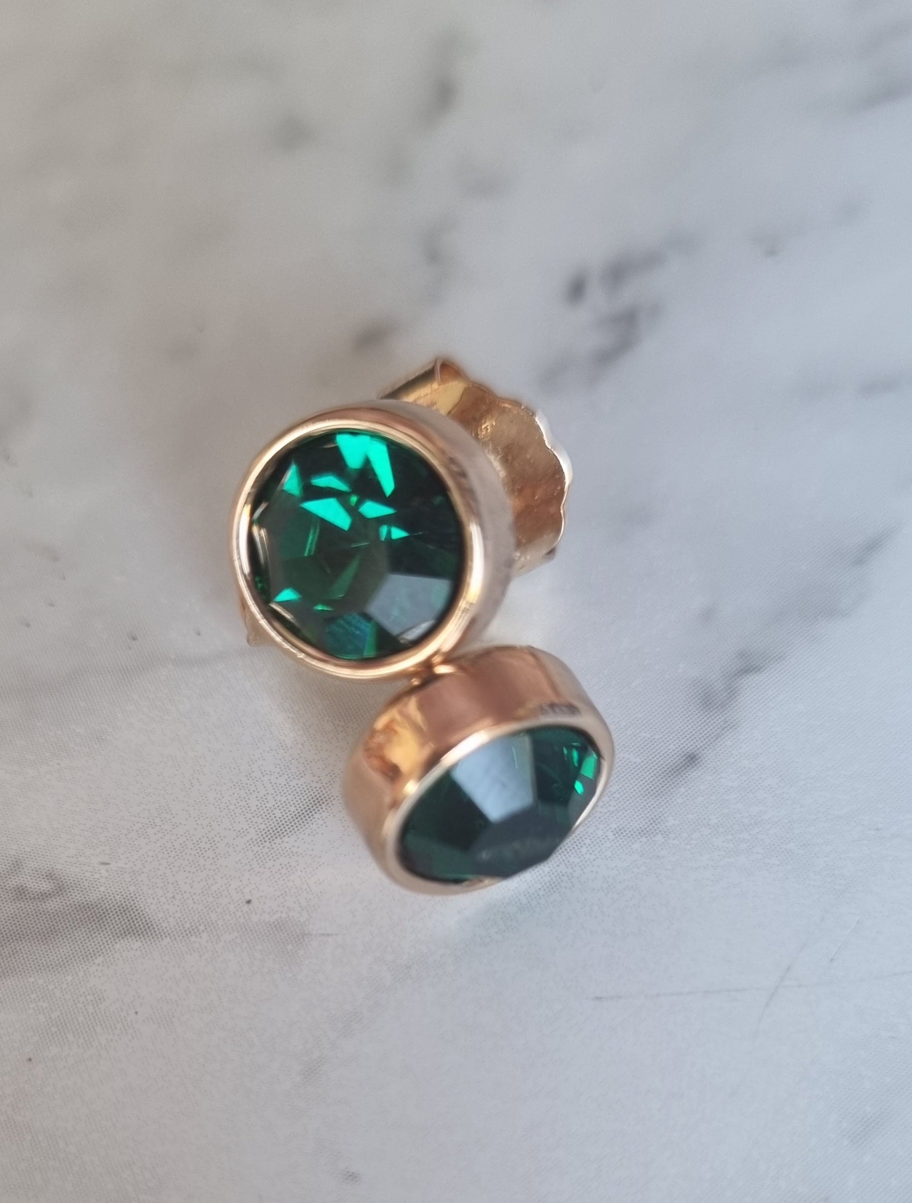 Green Jewel Studs