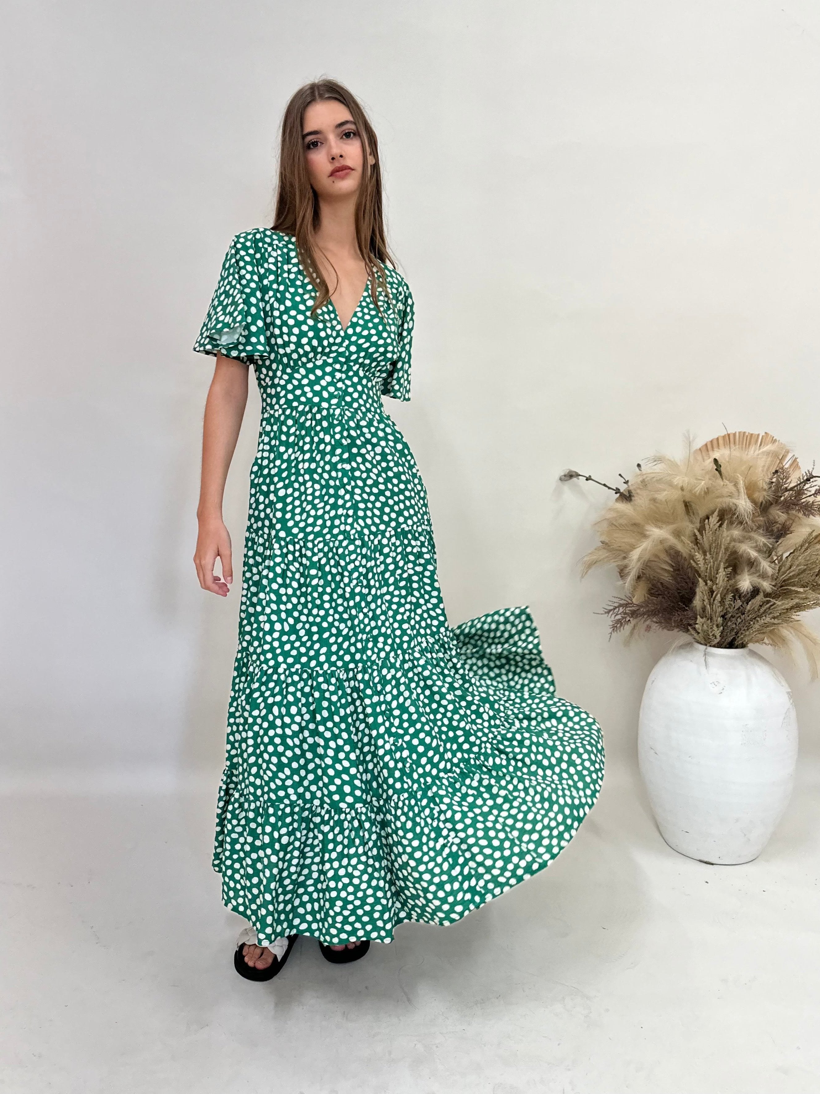 Jasmin Dress (Green)