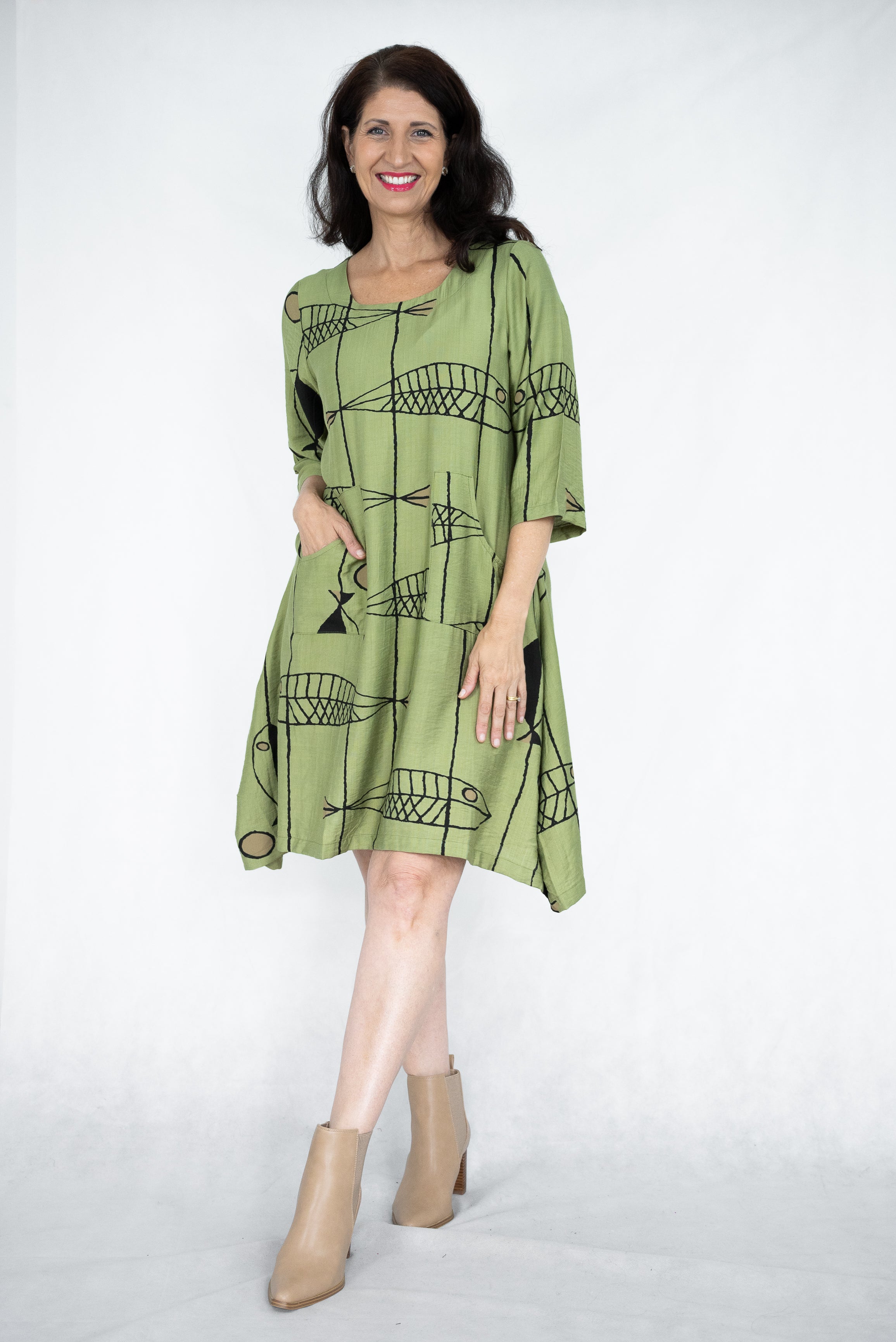 Karah Dress (Sage)