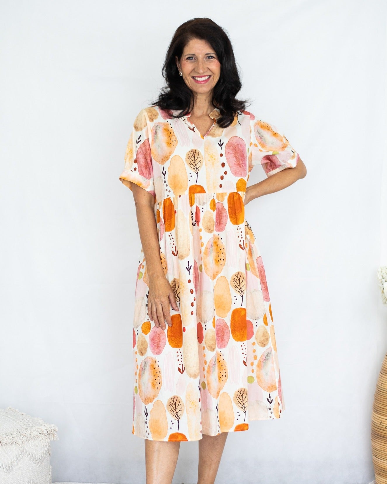 Franki Dress (Orange)