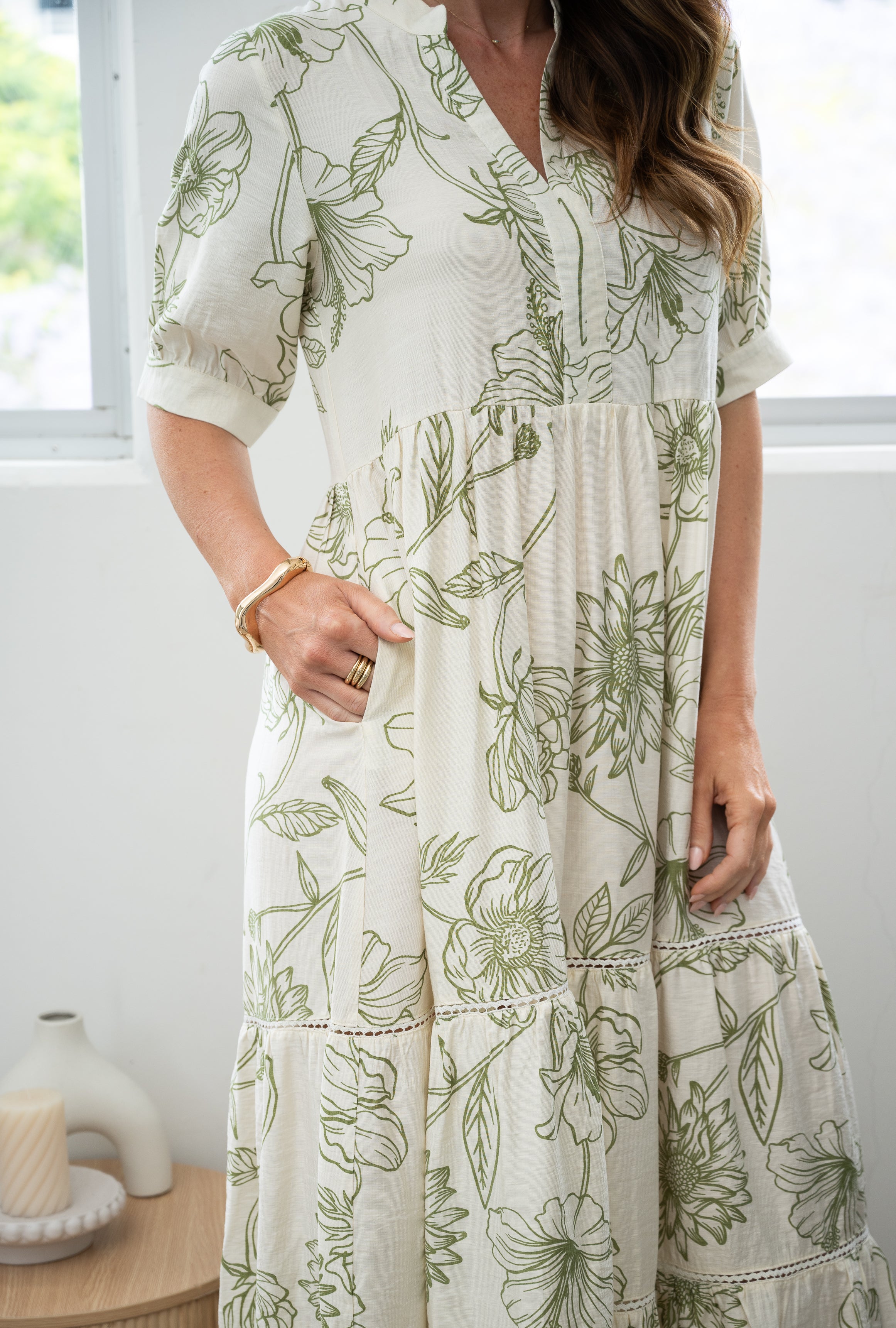 Jodie Dress (Sage)