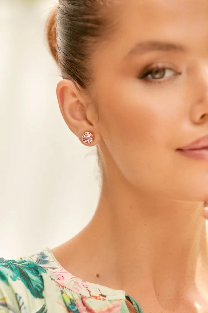 Green Jewel Studs