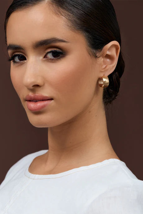 Mini Metal Hoops (Gold)