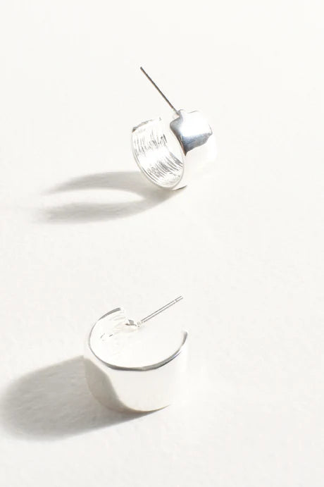 Mini Metal Hoops (Silver)