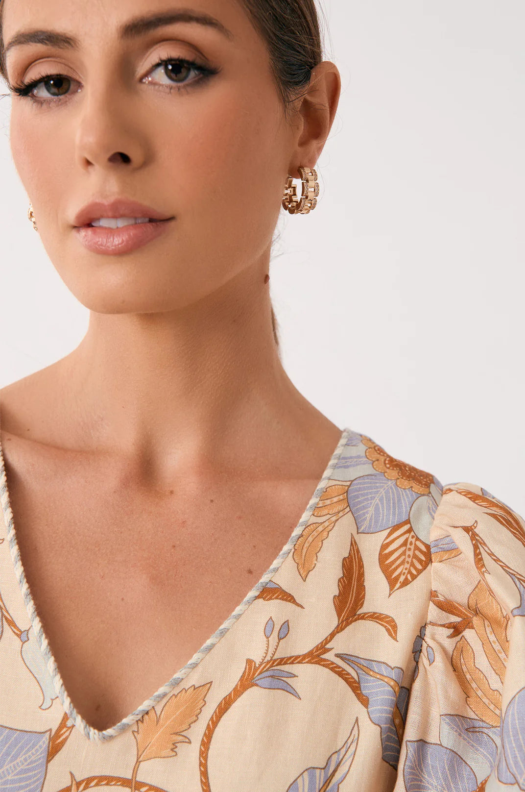 Mini Chain Hoops (Gold)