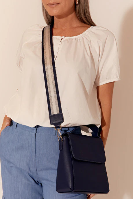 GIGI WEBBING STRAP MINI BAG (BLACK)