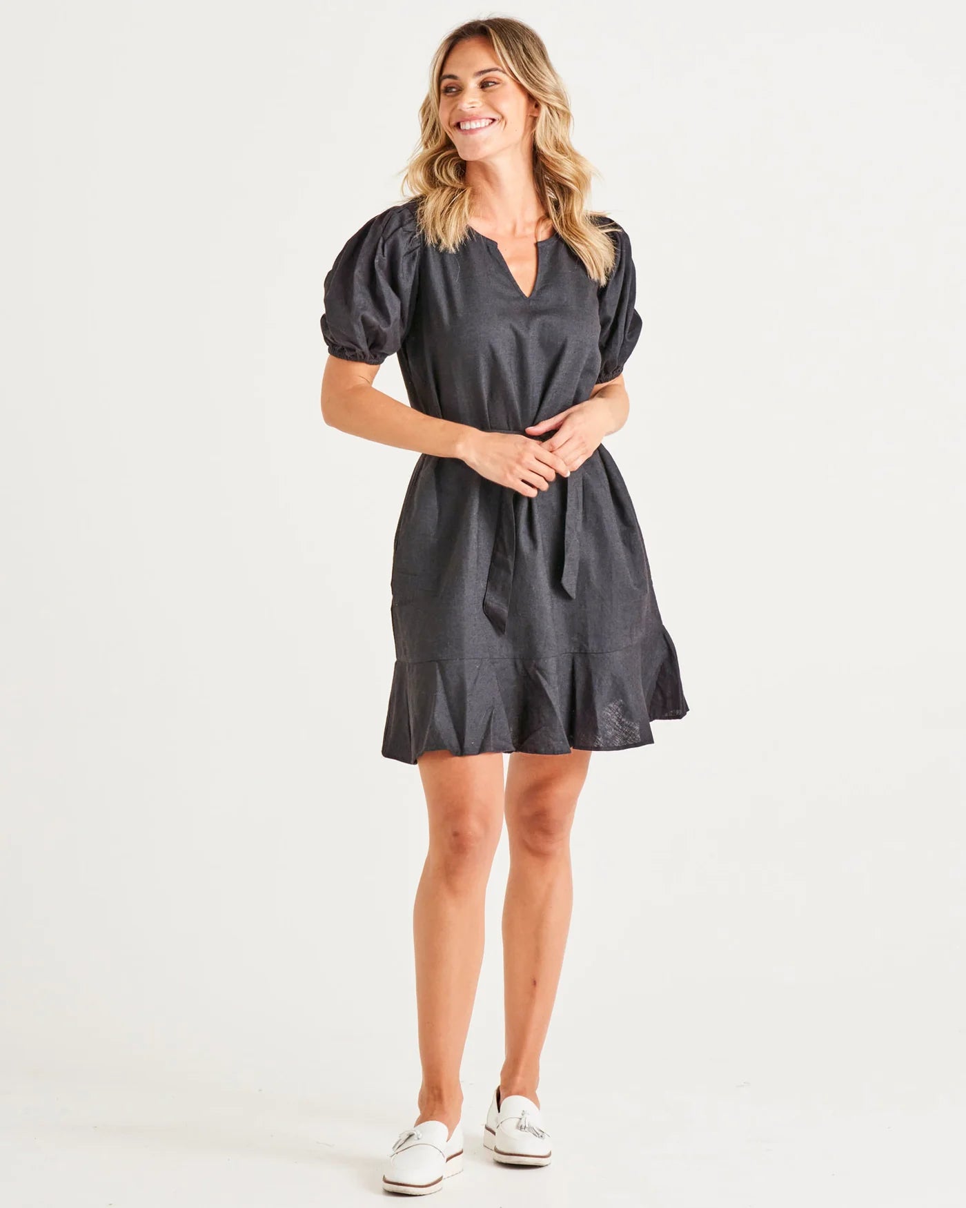 Birdie Dress - Coal | Betty Basics