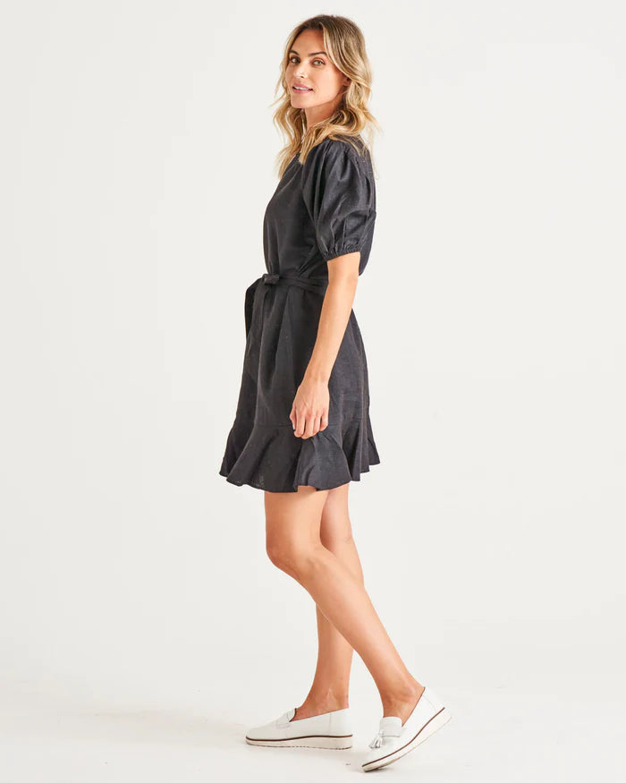 Birdie Dress - Coal | Betty Basics