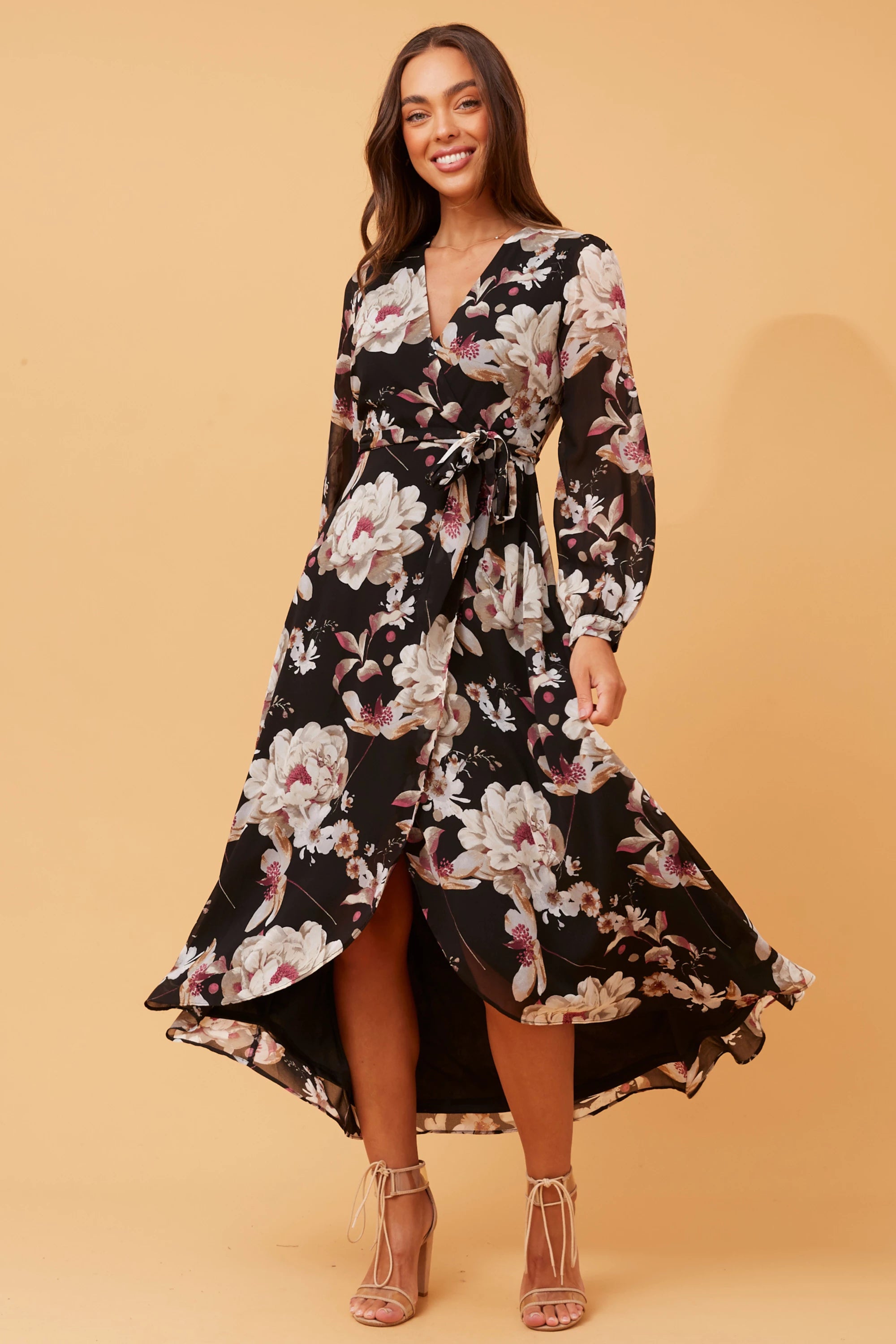 Millicent FLORAL WRAP DRESS
