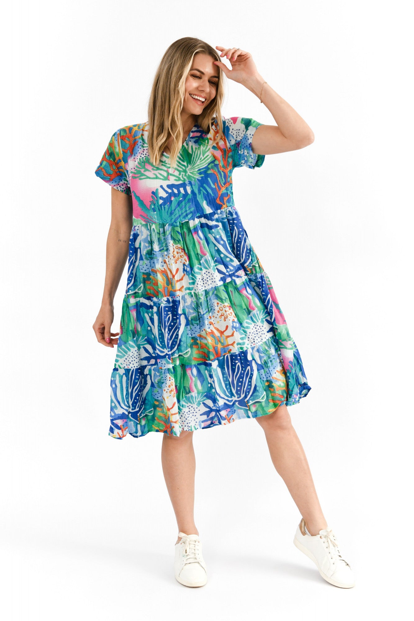 Thalia dress (CORAL REEF)