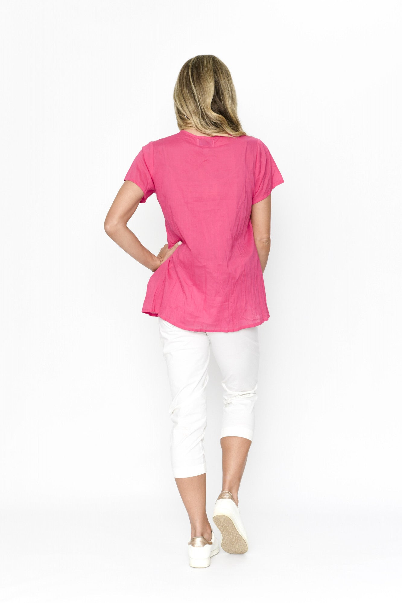 Kayla Blouse (Hot Pink)