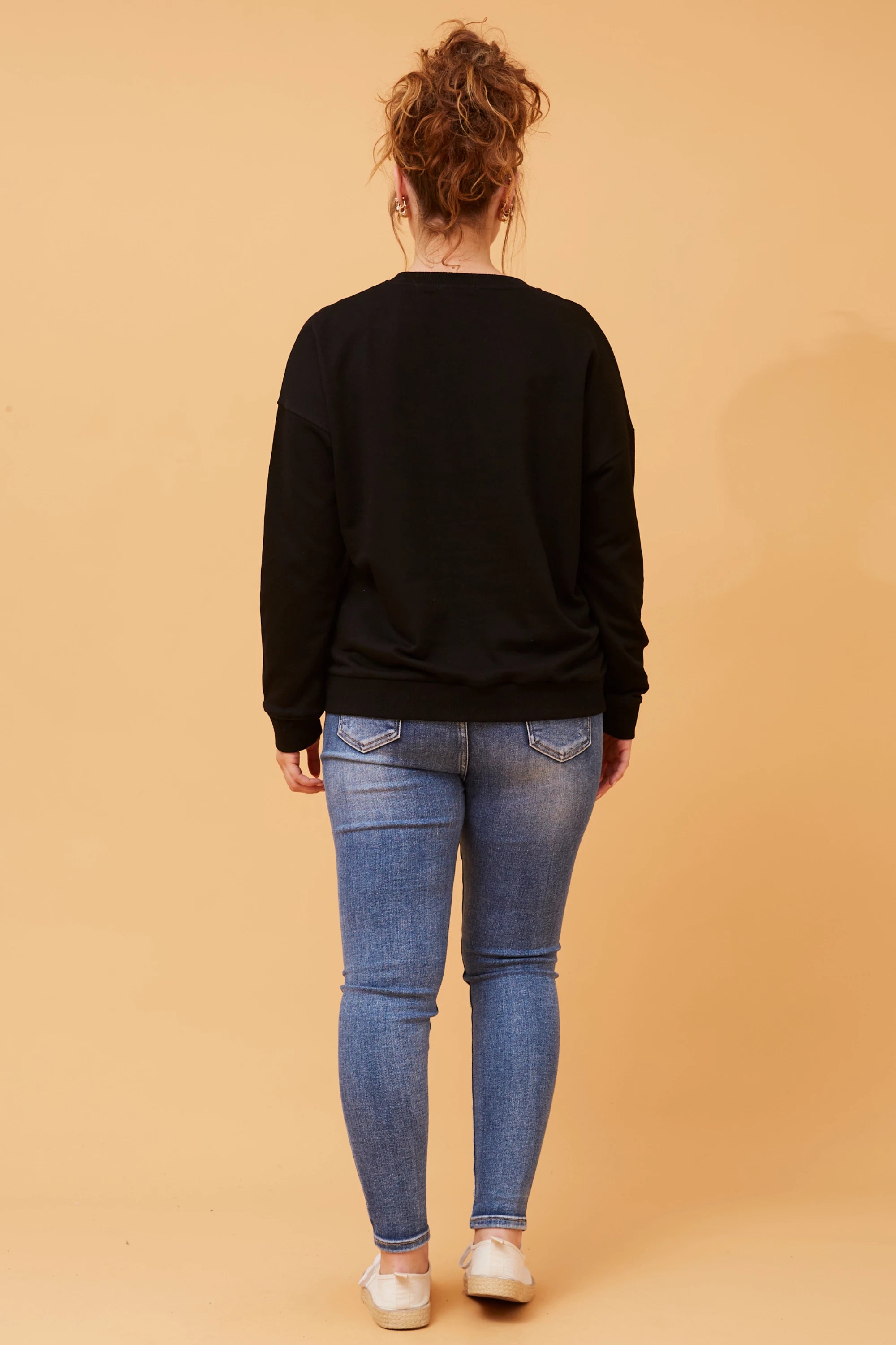 J'ADORE EMBELLISHED JUMPER (BLACK)