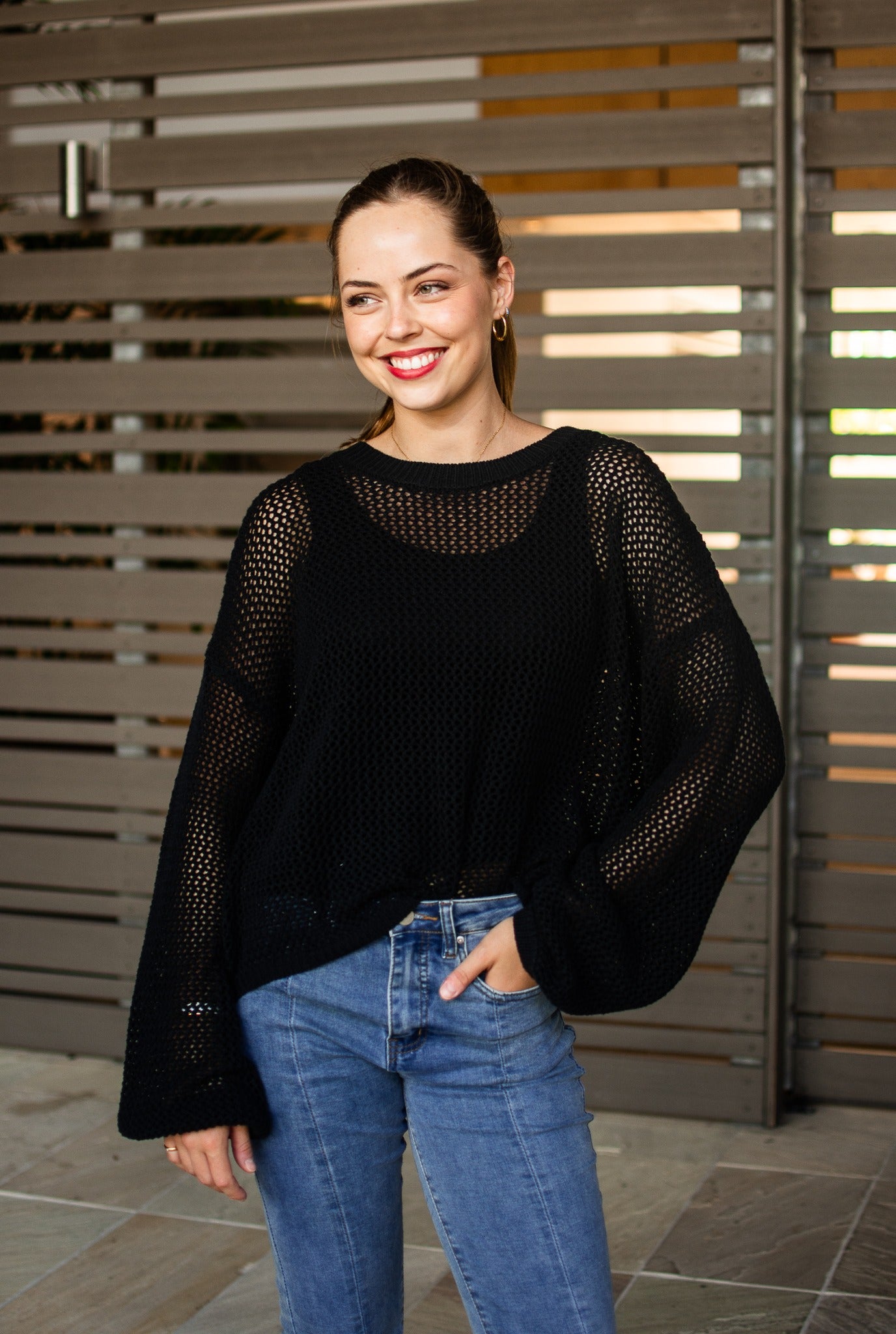 Thea Knit Jumper (Black)