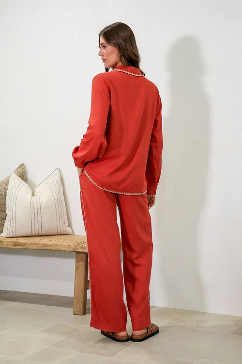 Linda Pants - Rust
