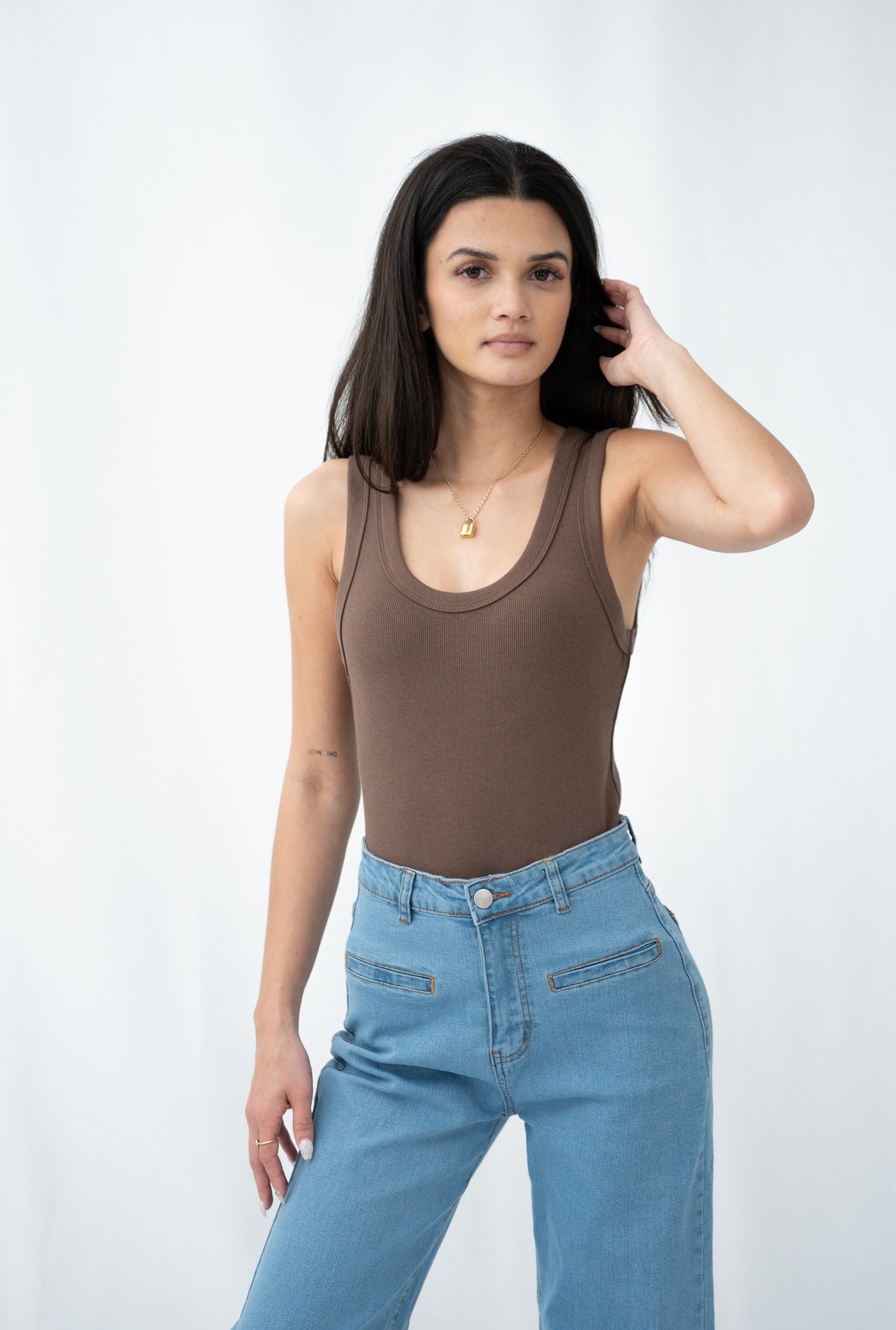 Bethany Singlet (Chocolate)