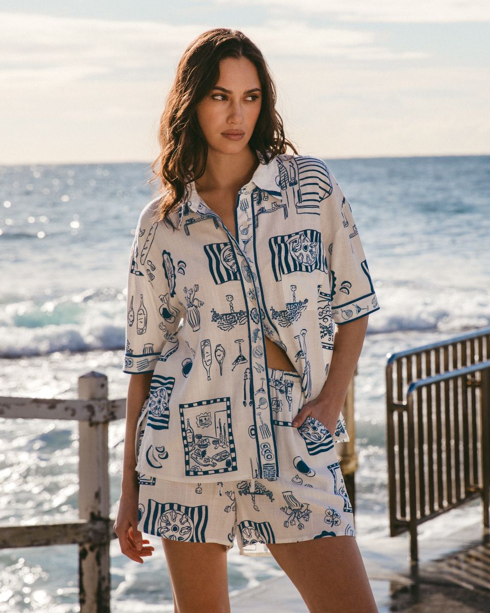 CHANTAL SHIRT & SHORT SET