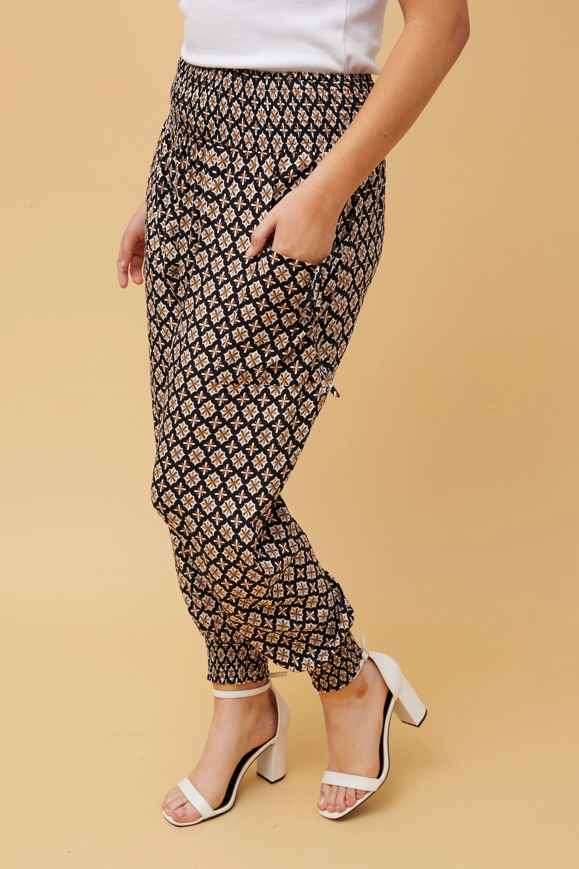 Ebony Boho Harem Pants
