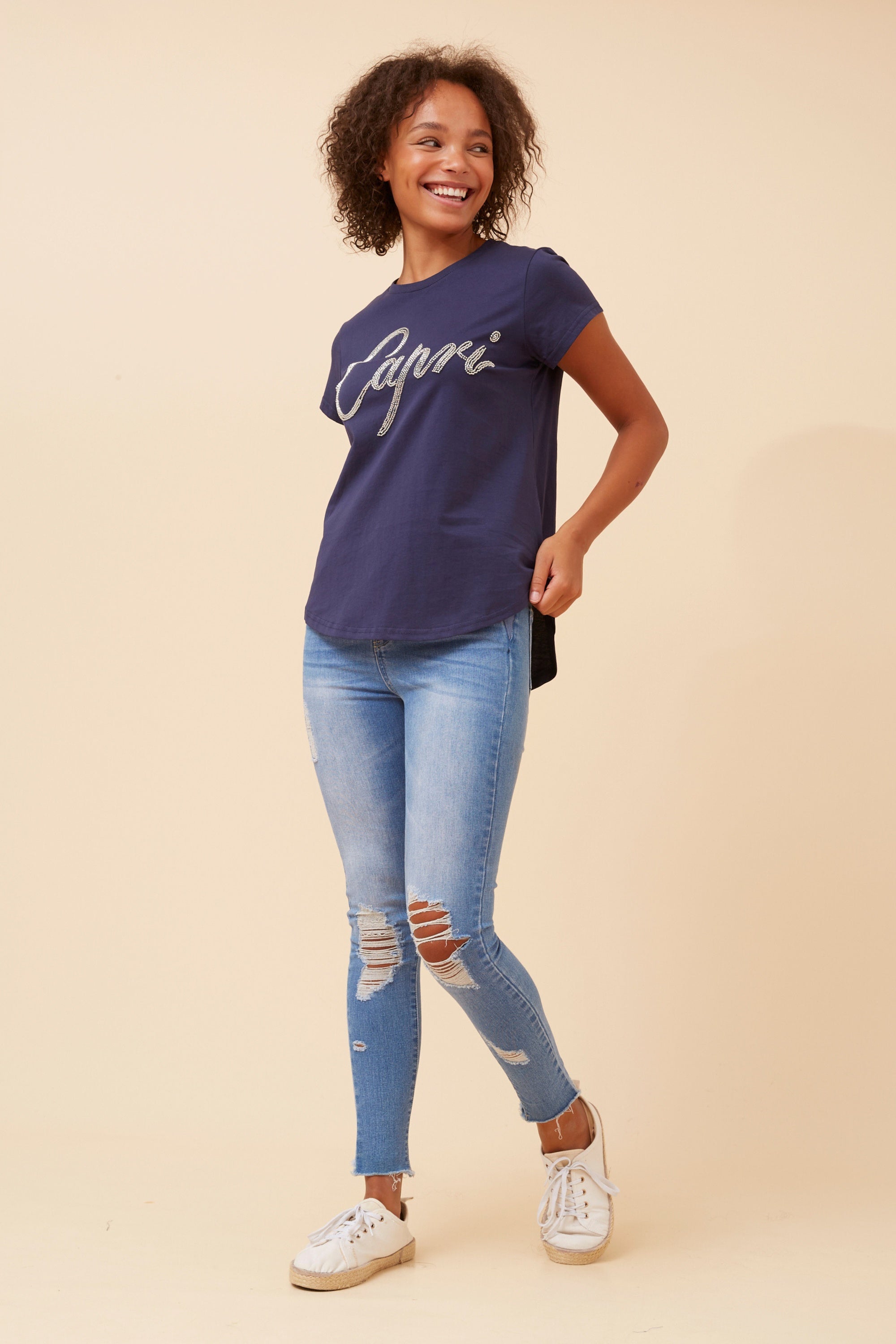 CAPRI TEE (Navy)