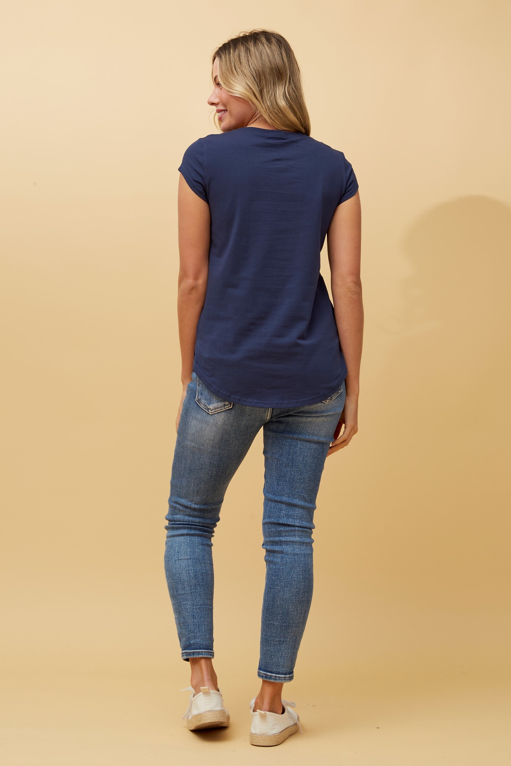 Coco NYC Logo Tee - Navy