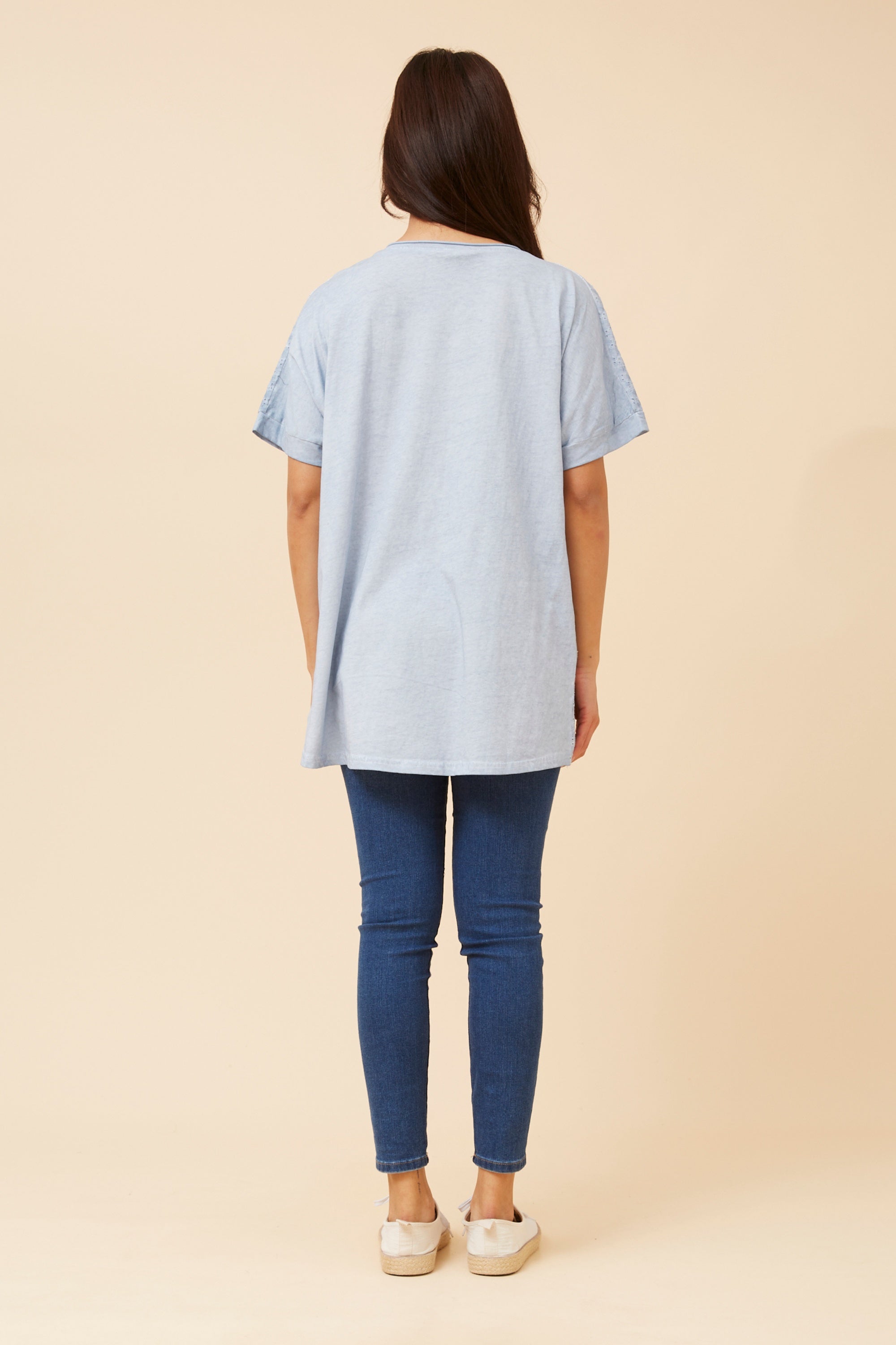 DRAI TOP (LIGHT BLUE)