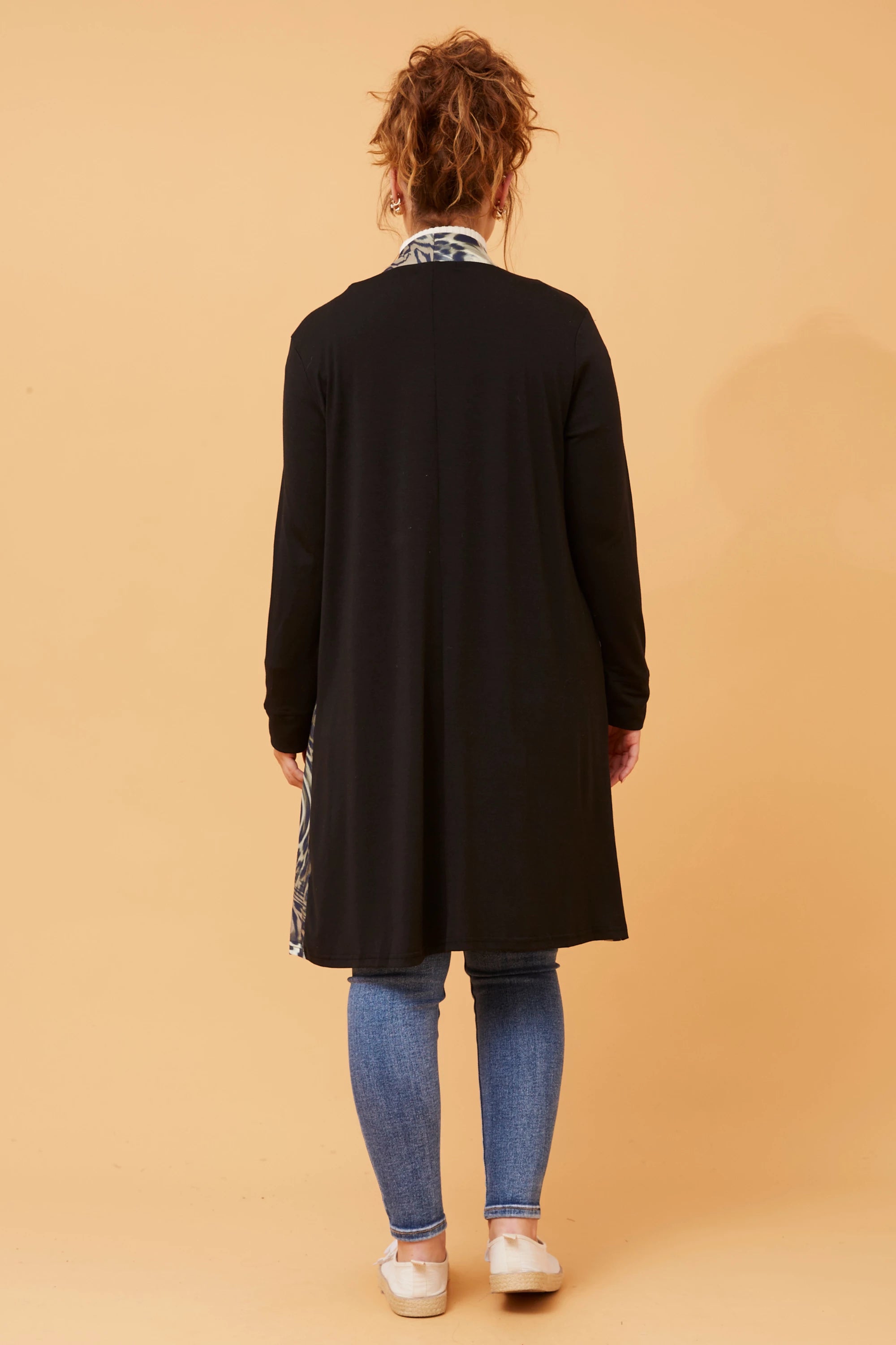 GLENIS ANIMAL PRINT CARDIGAN