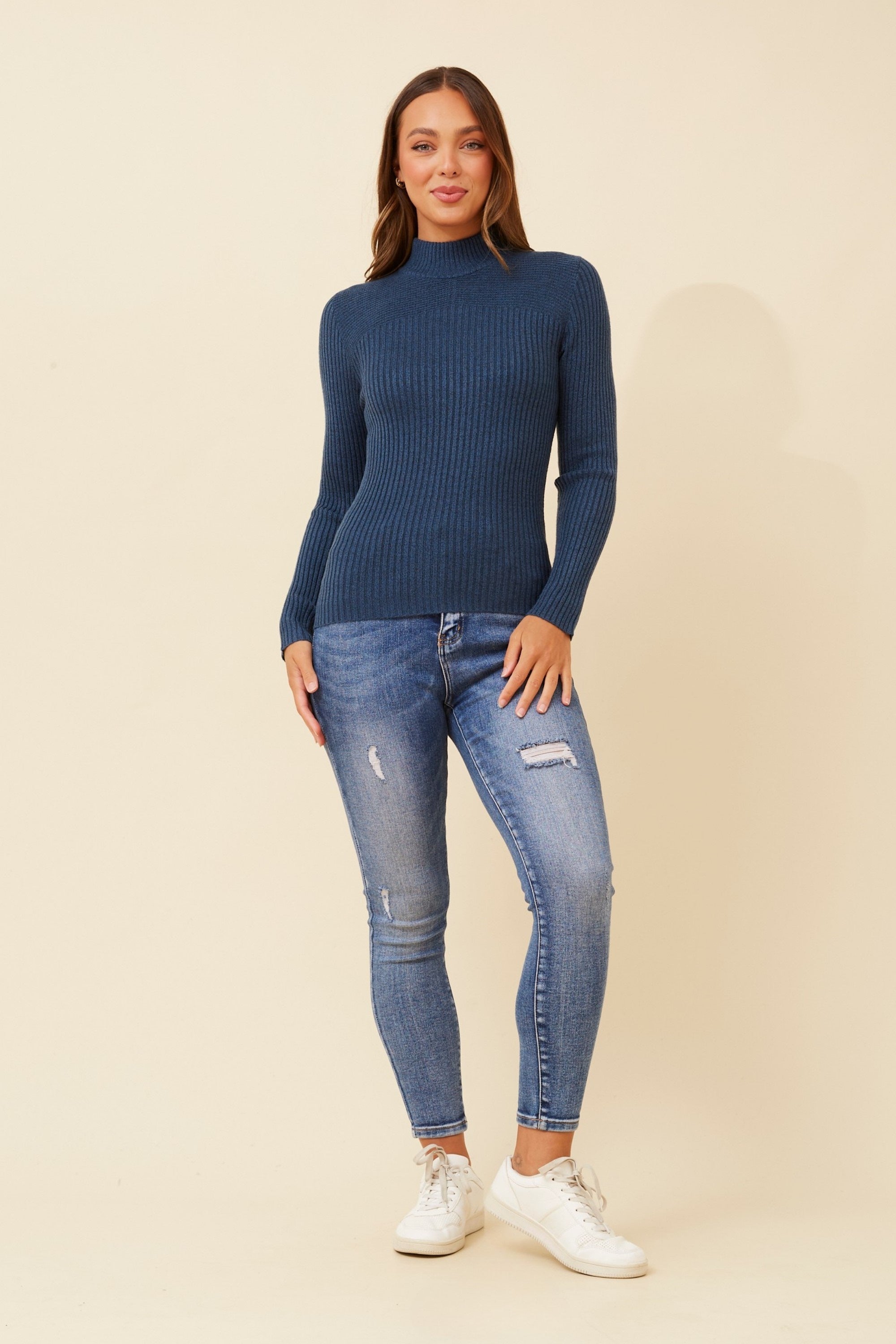 Alethea Top ( POSEIDON BLUE)