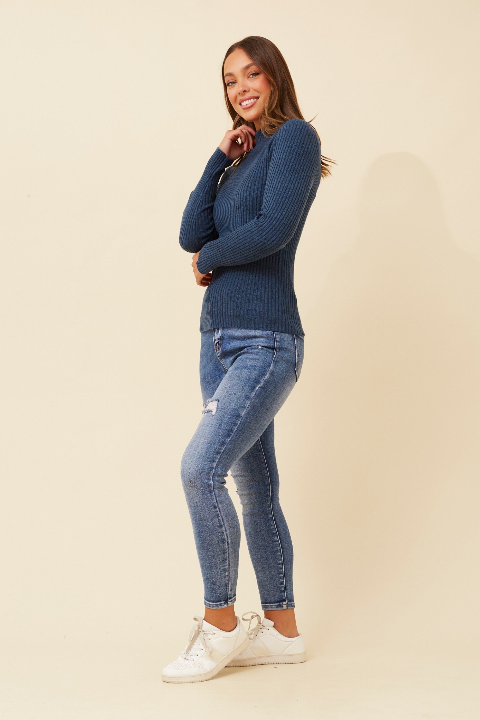 Alethea Top ( POSEIDON BLUE)