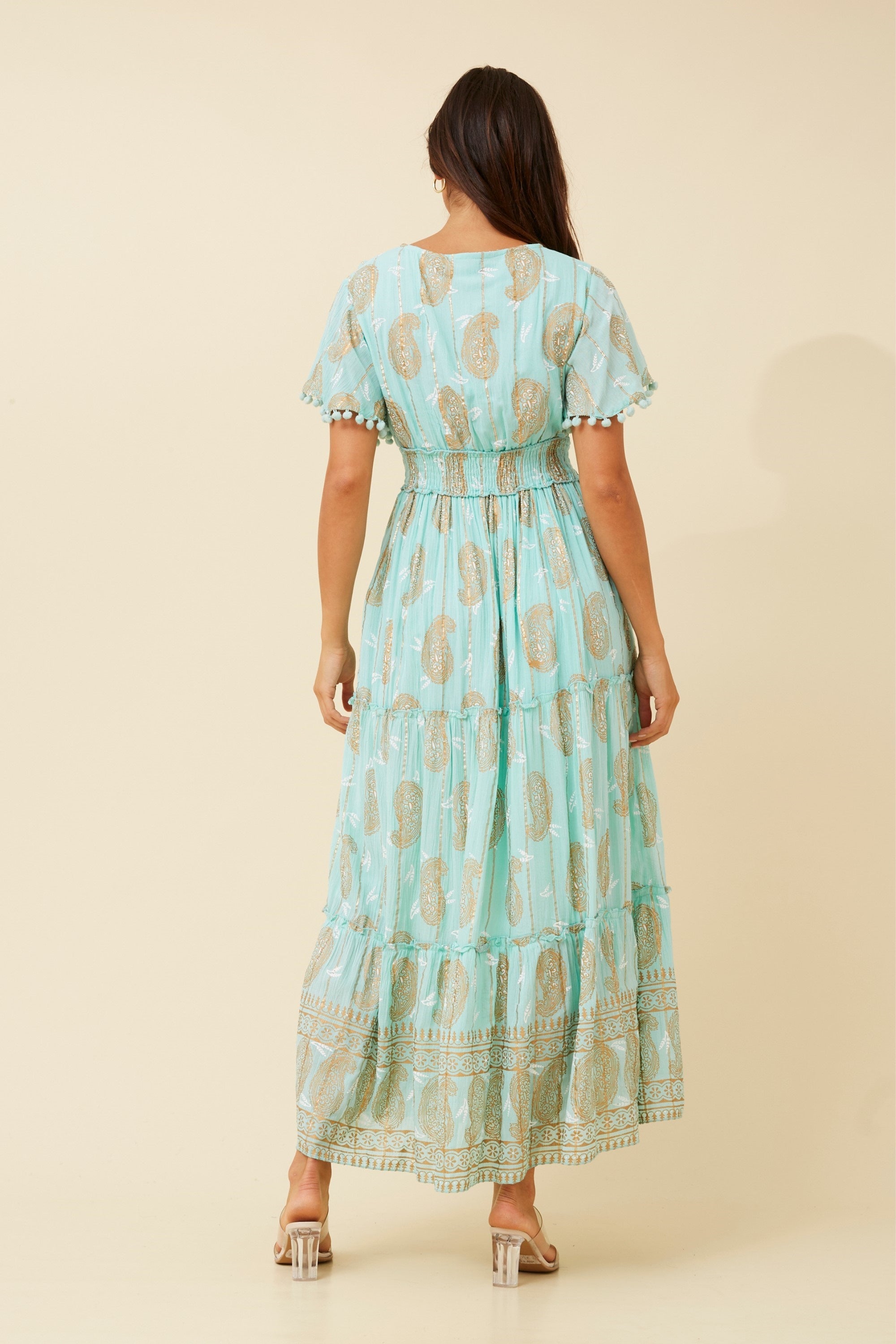 NERITA MAXI DRESS (AQUA)