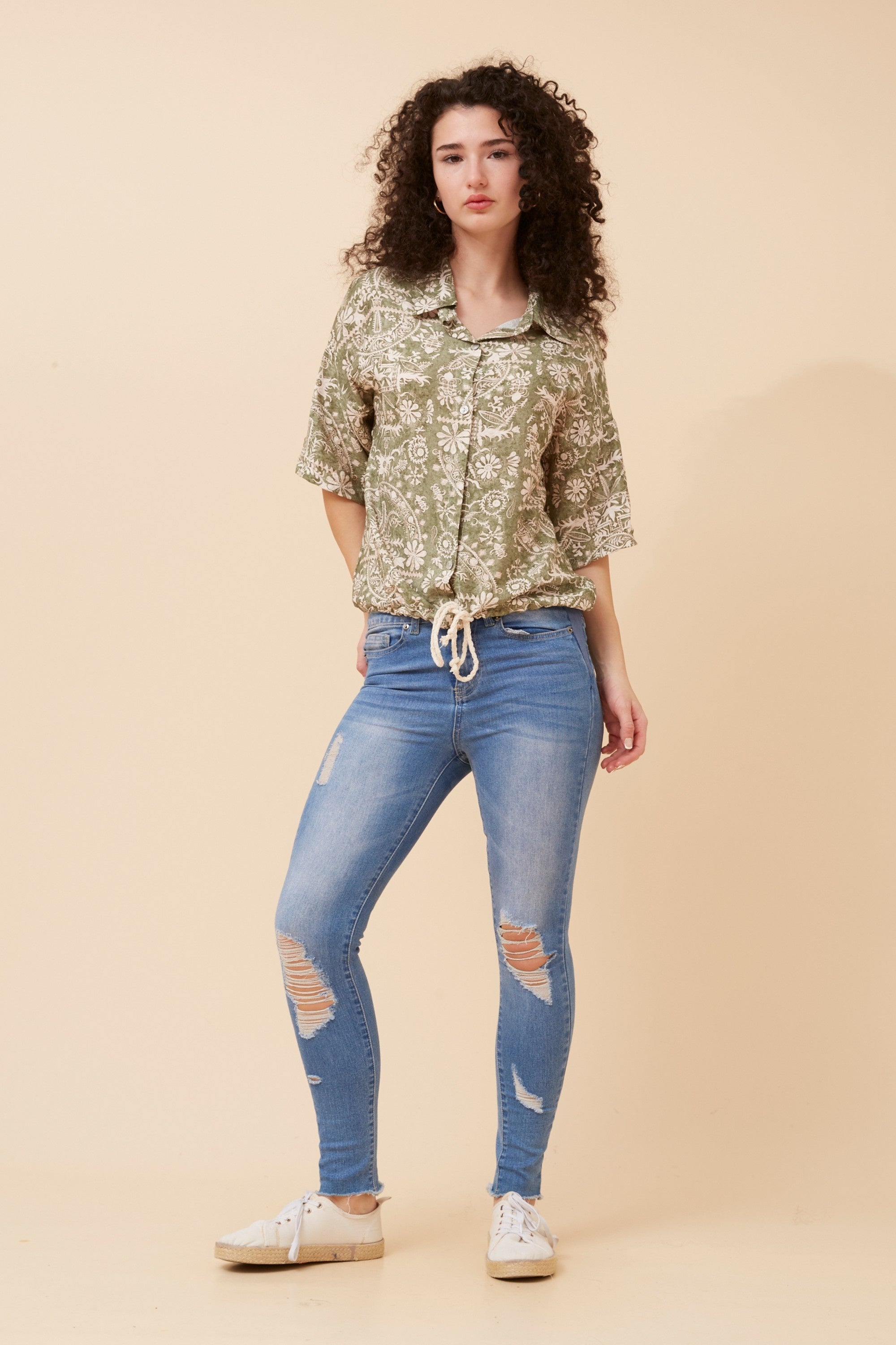 Antonia Shirt (Sage)
