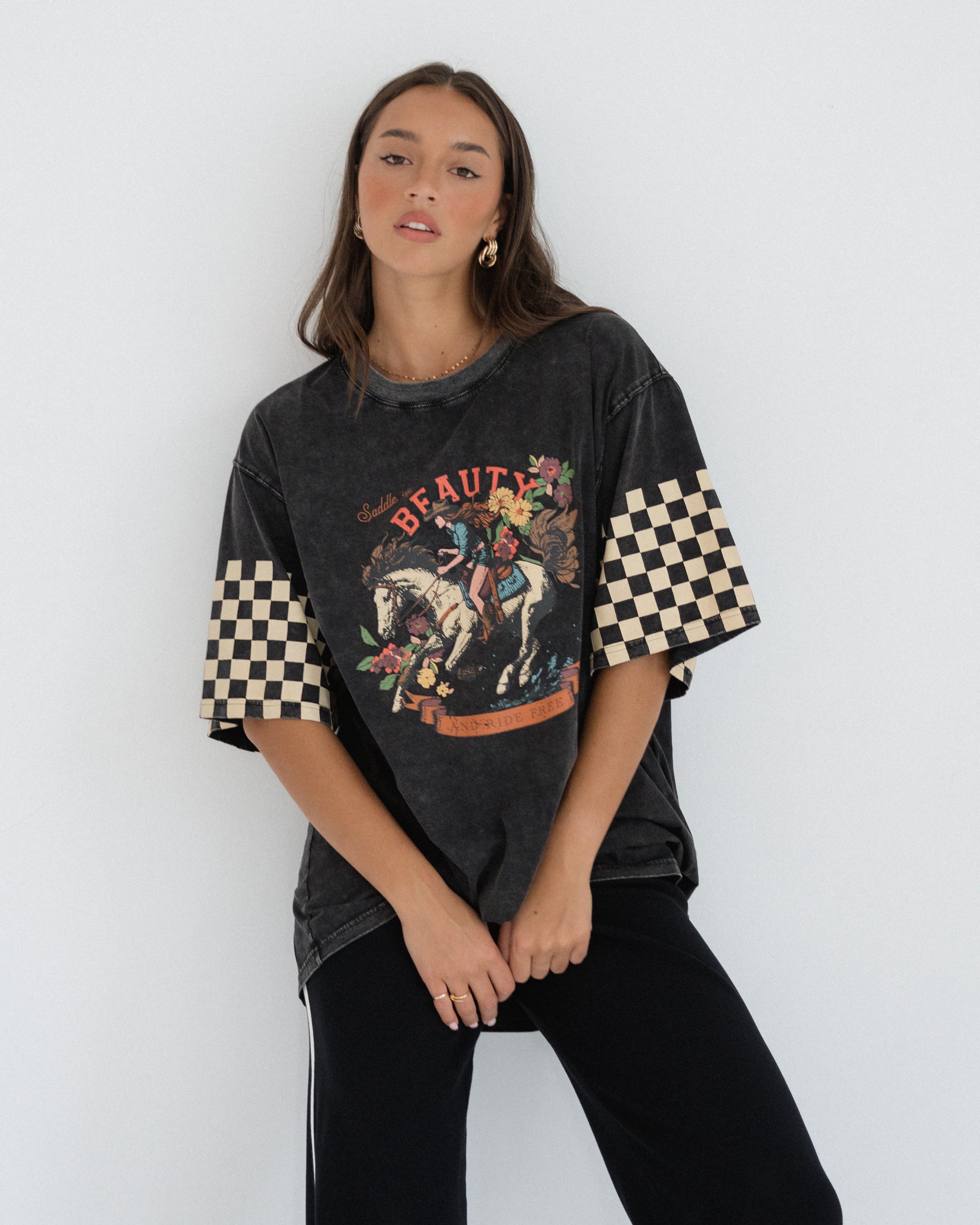 Saddle Up Tee - Black