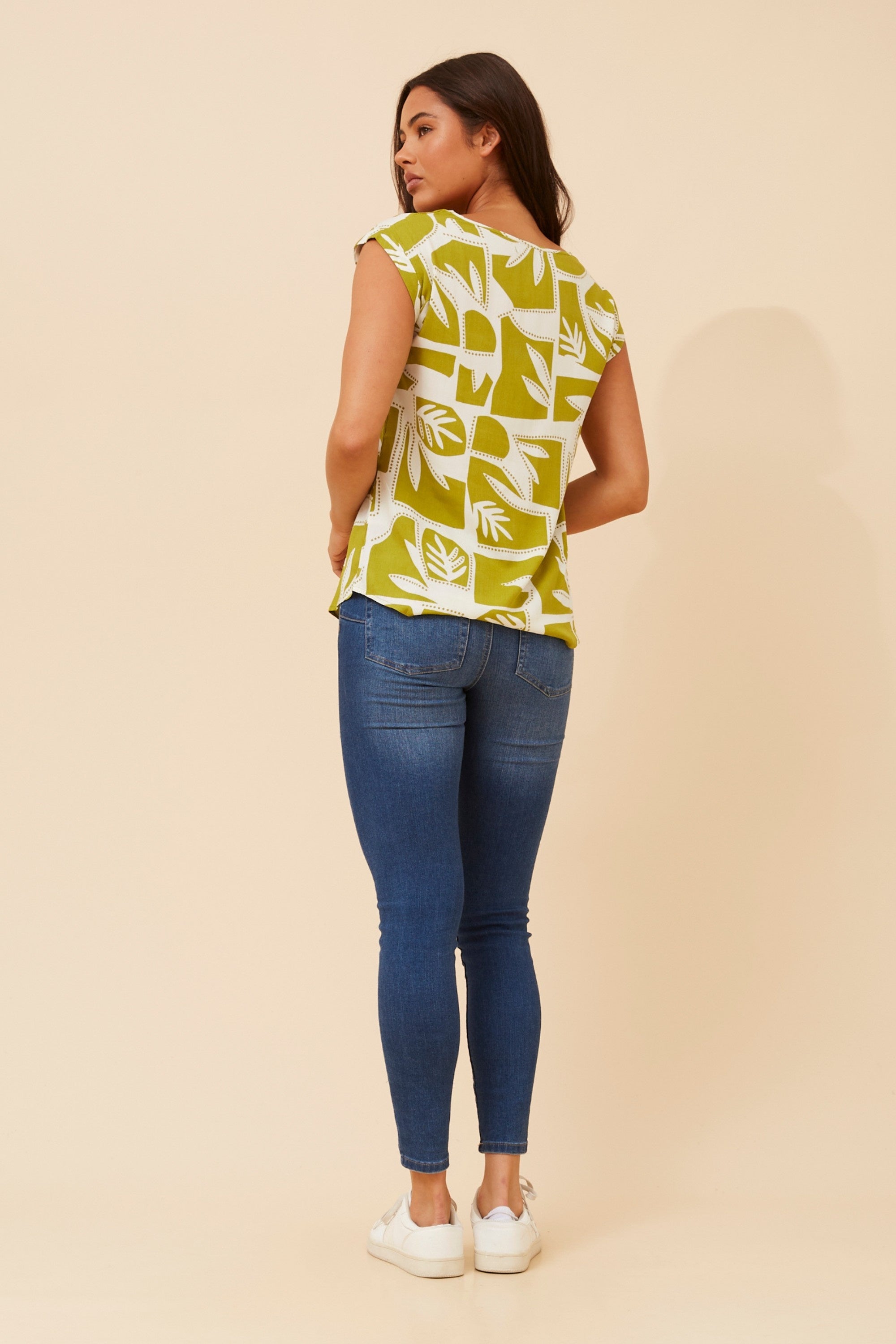 SHELLY TOP (Chartreuse)