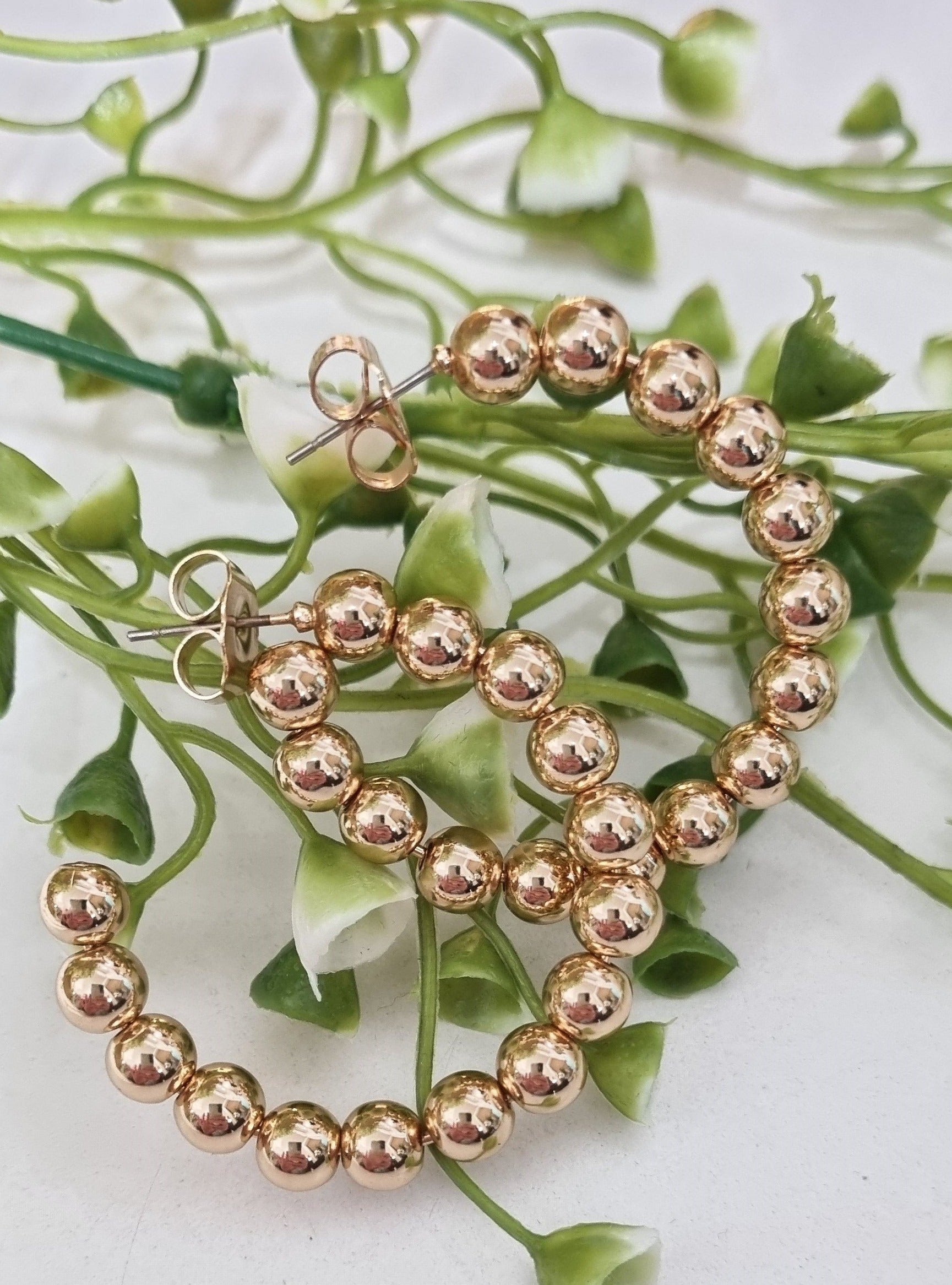 Adorne - Mini Gold Ball Earrings