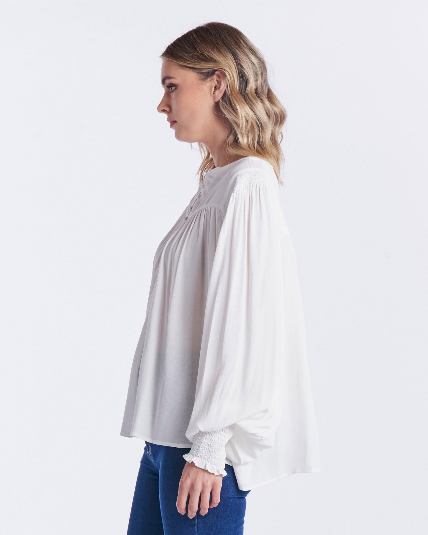 The Susanna top is the perfect addition to spruce up your wardrobe. Round neckline with button up front, pleat detailing, long sleeves with rouched cuff. Shaneta Fashion Boutique is your go to online destination for all things ladies fashion. Shop our range of SASS & Betty Basics clothing online today! FREE* Express Shipping Australia wide on orders over $100.
