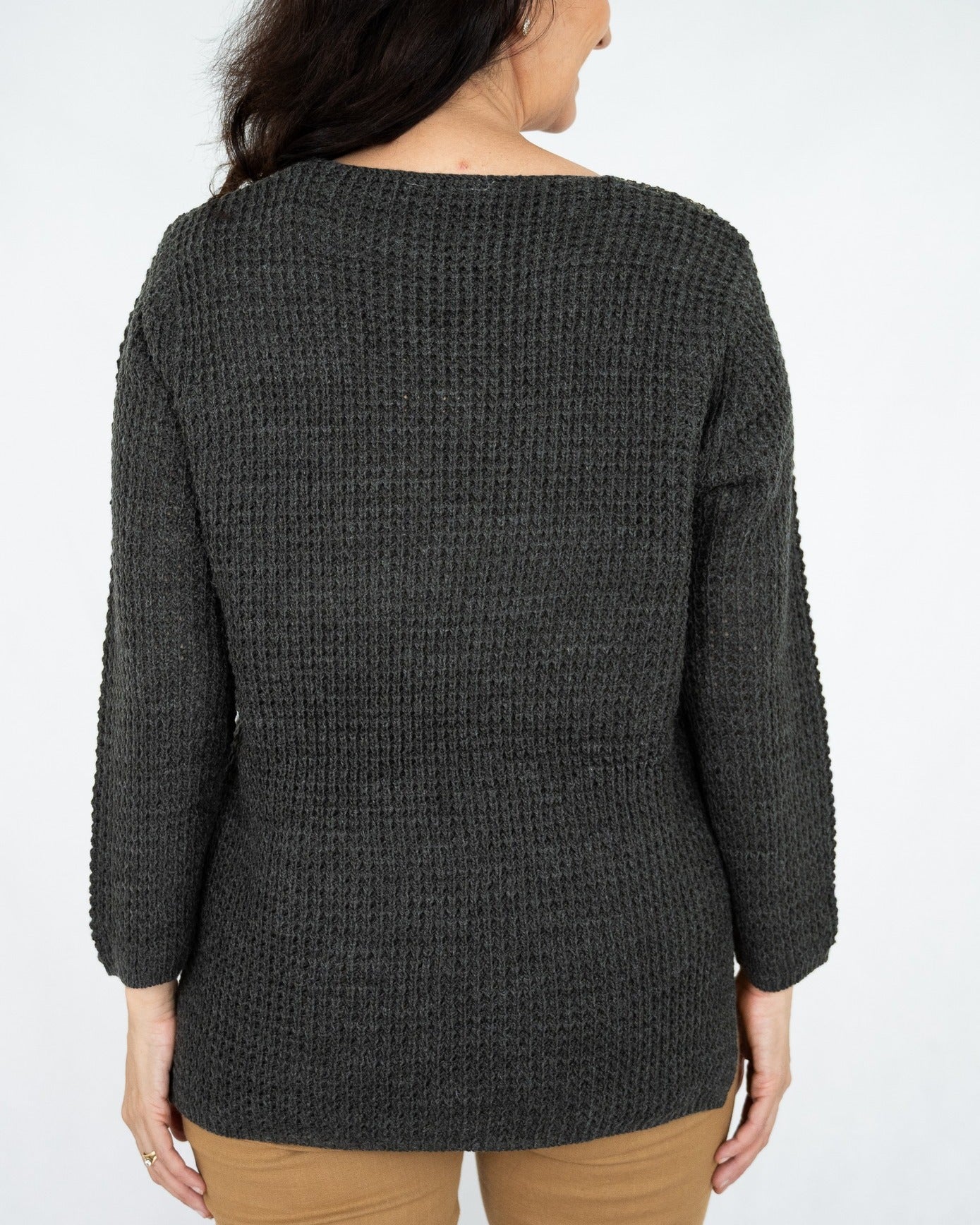 Edie Knit Jumper (Charcoal)