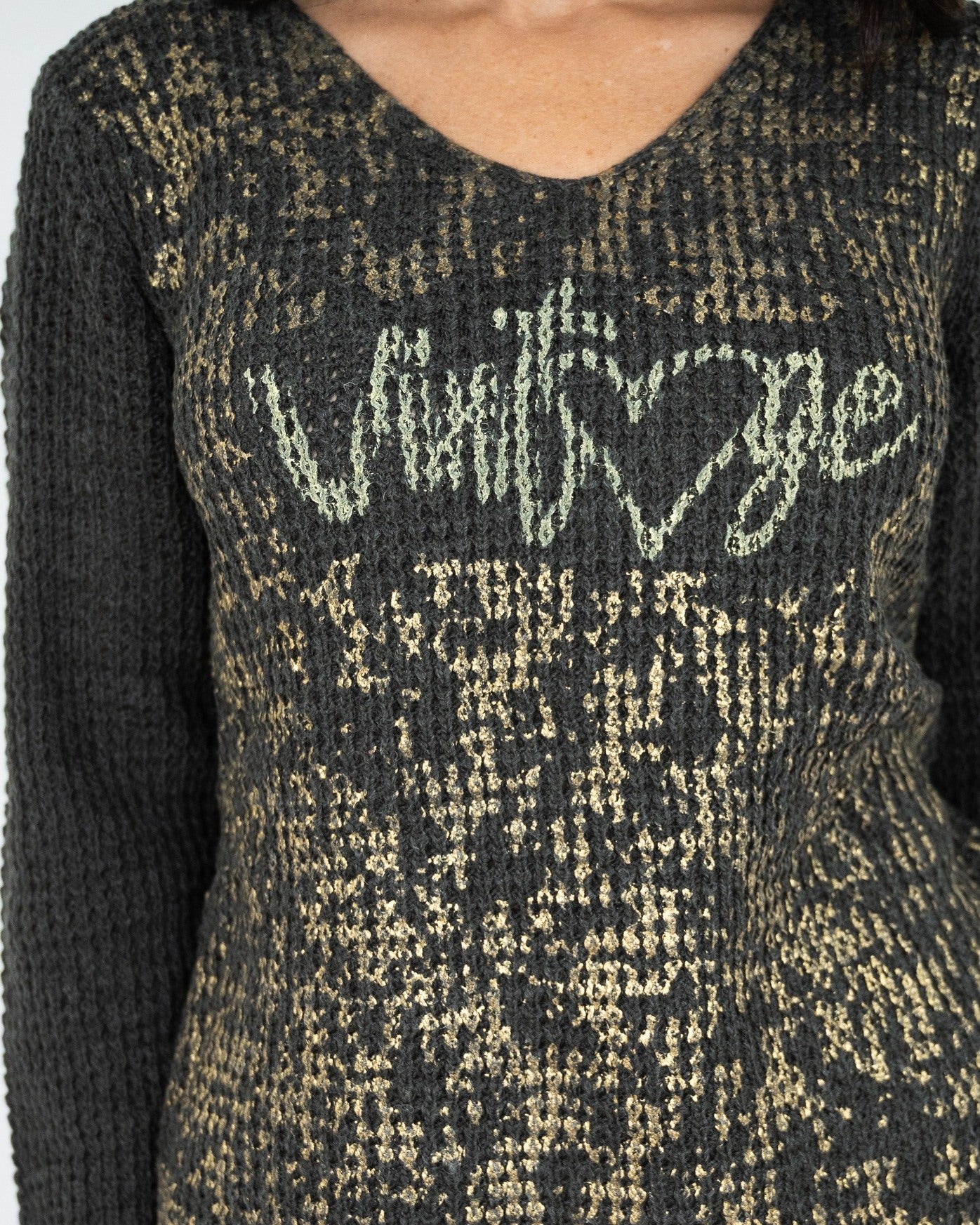 Edie Knit Jumper (Charcoal)