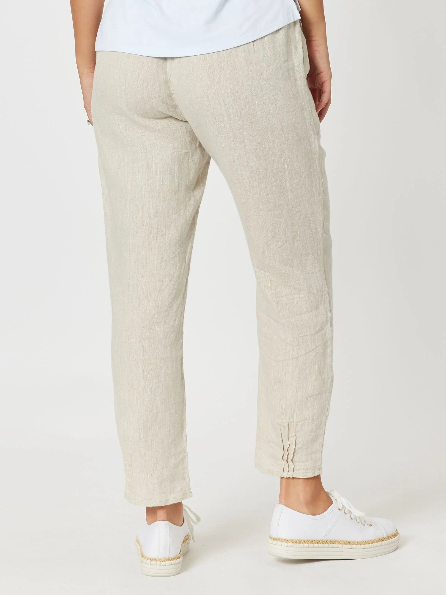 Maci Linen Pants - Natural
