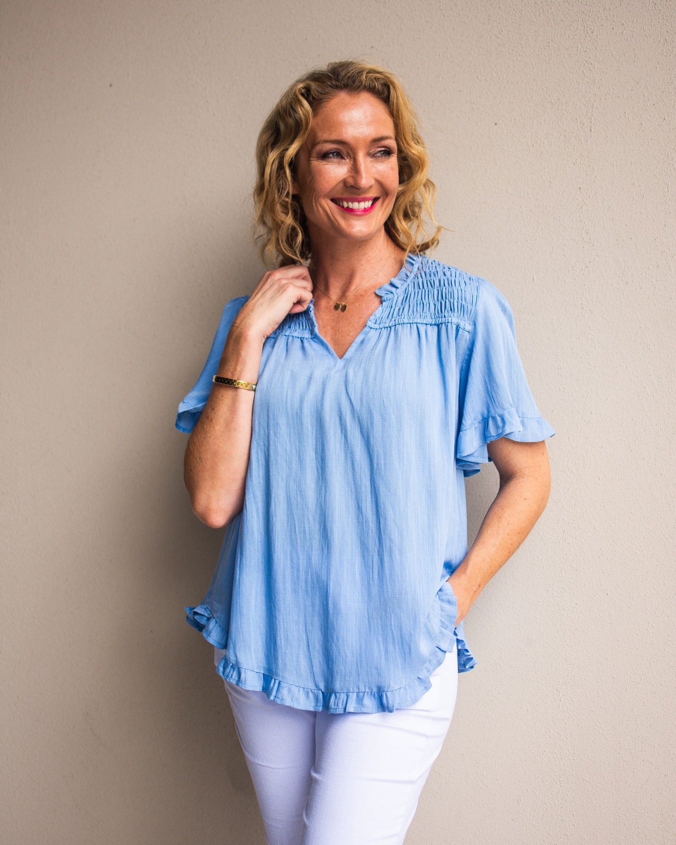 Sofia Top - Blue