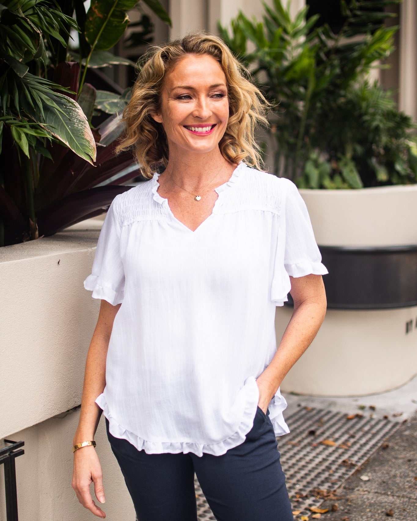 Sofia Top - White