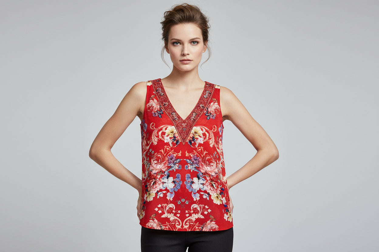 Christi Top (Red)