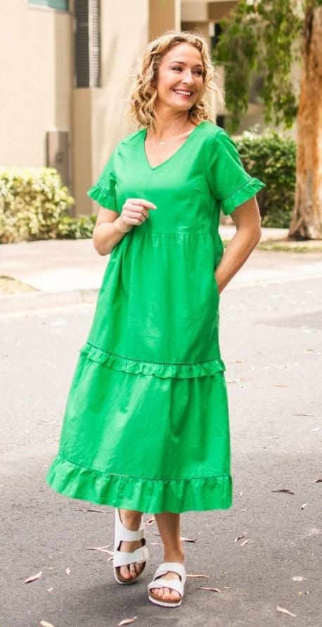 Eleanor Dress - Green