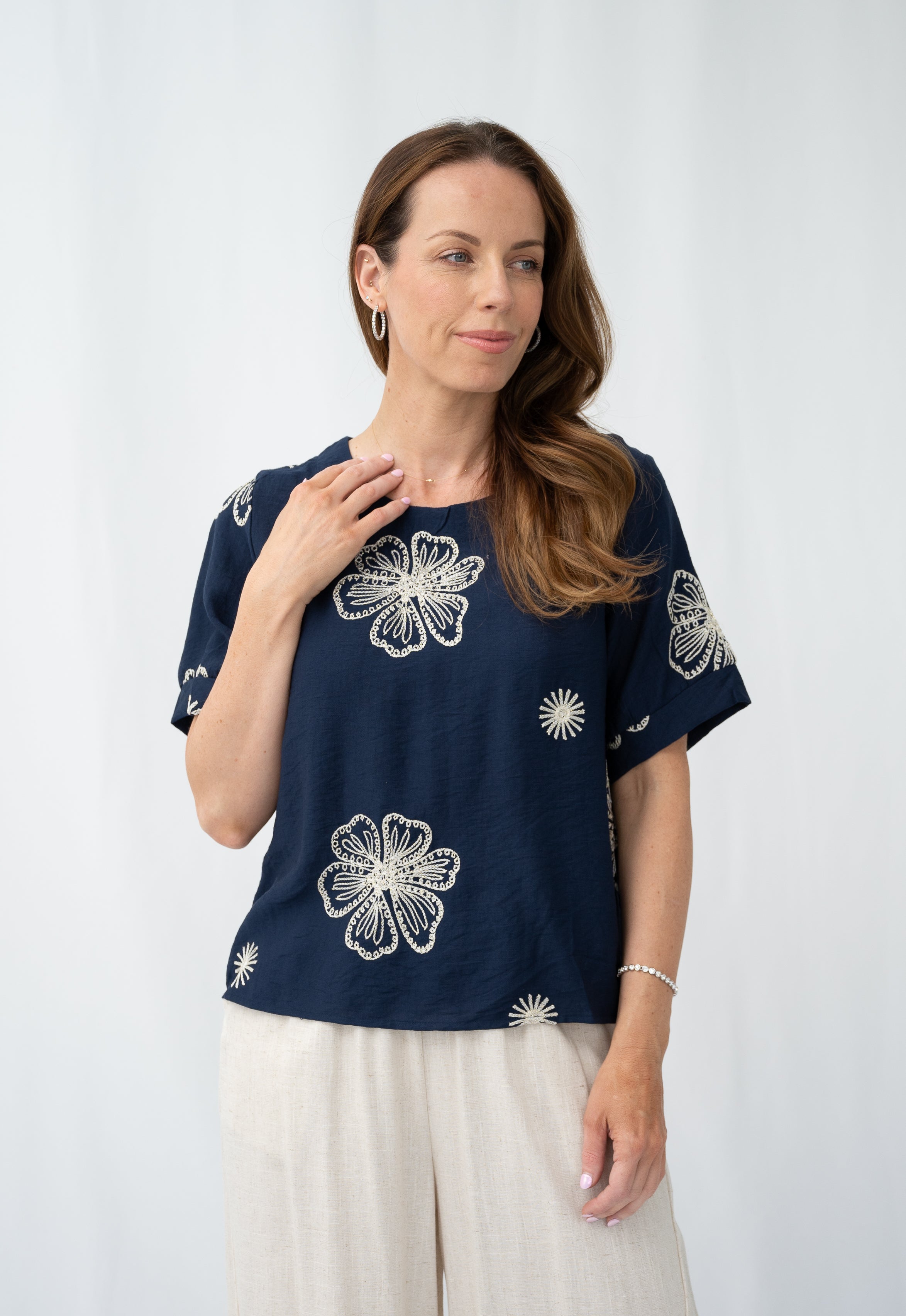 Lois Top (Navy)