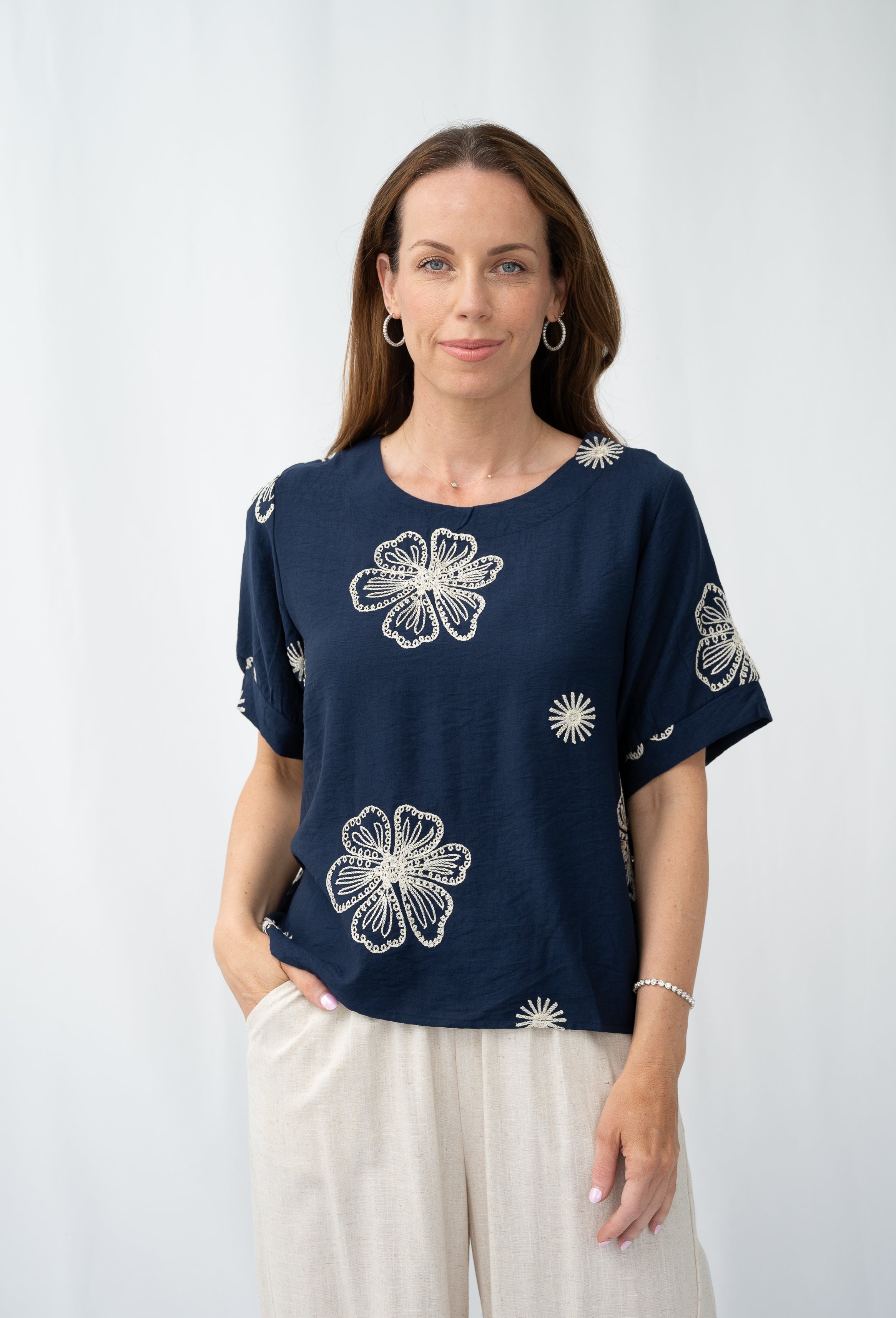 Lois Top (Navy)