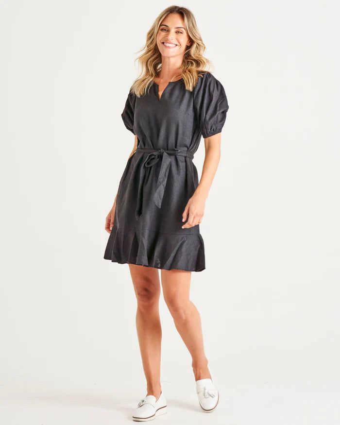 Birdie Dress - Coal | Betty Basics