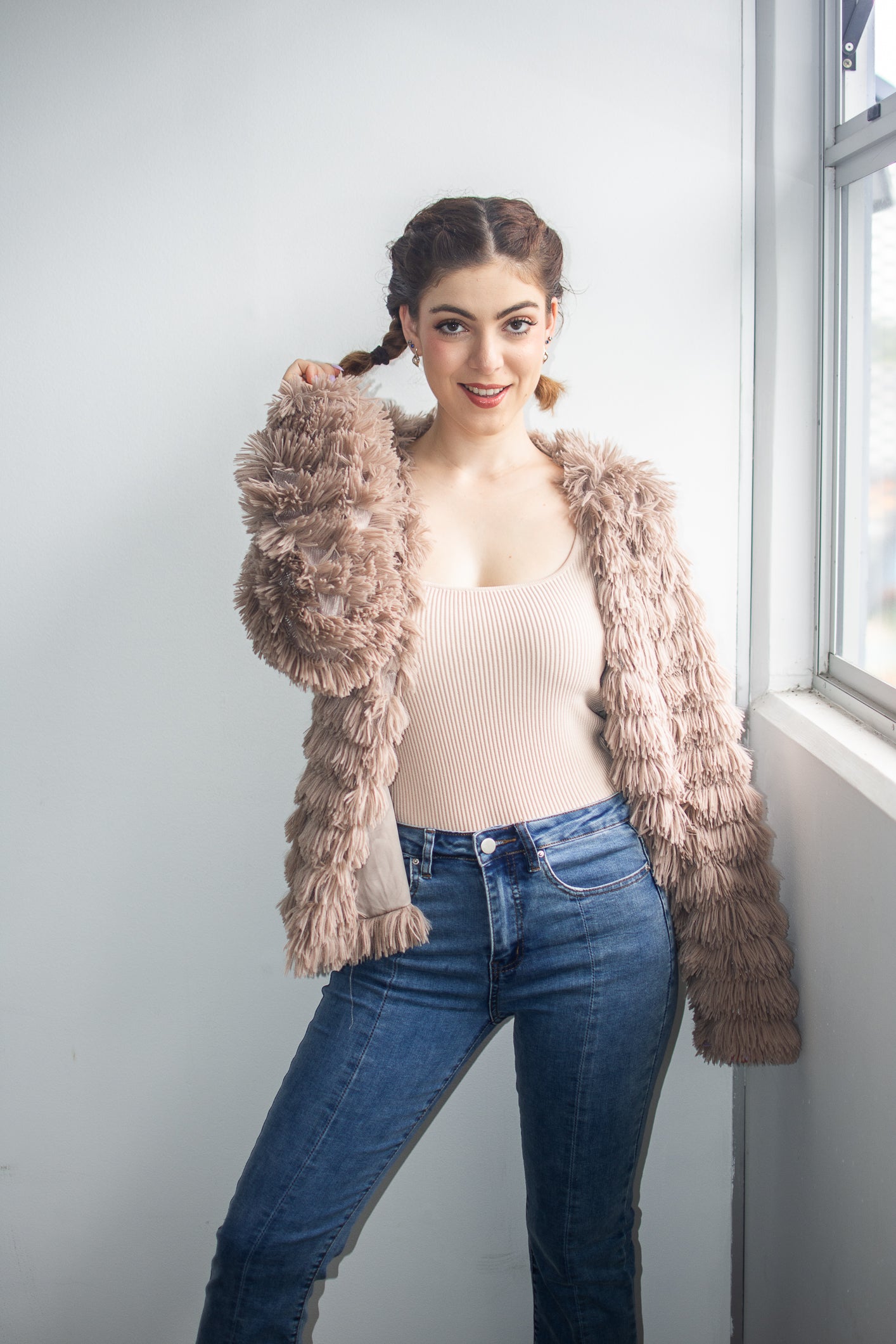 Evangeline coat (Taupe)