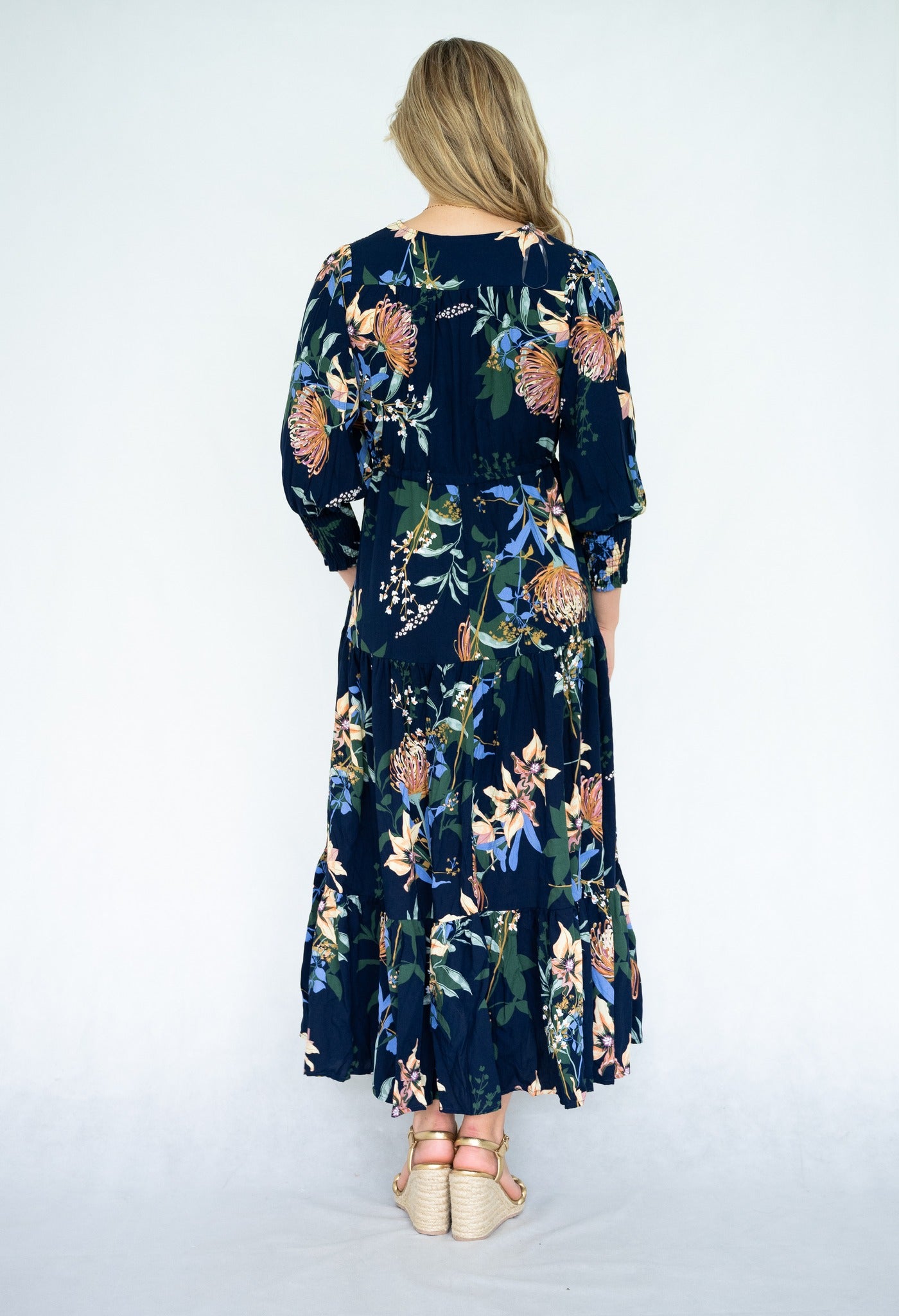 Avianna Maxi Dress (Navy)