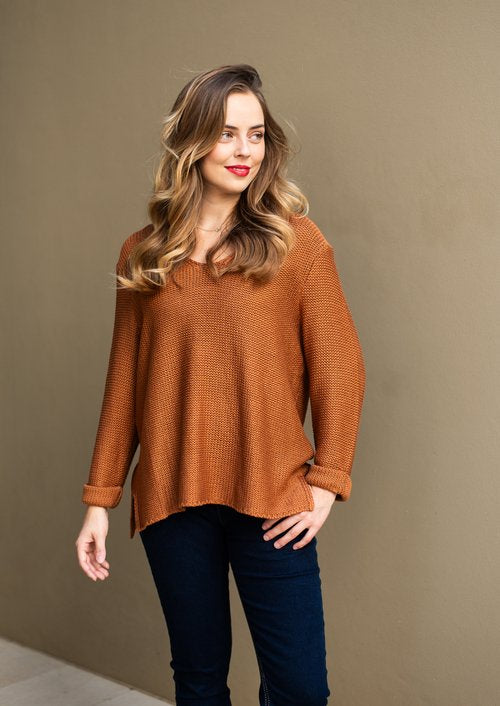 Courtney Knit - Brown