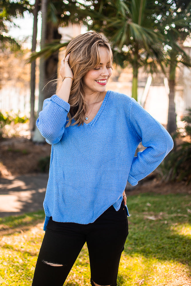 Courtney Knit - Blue