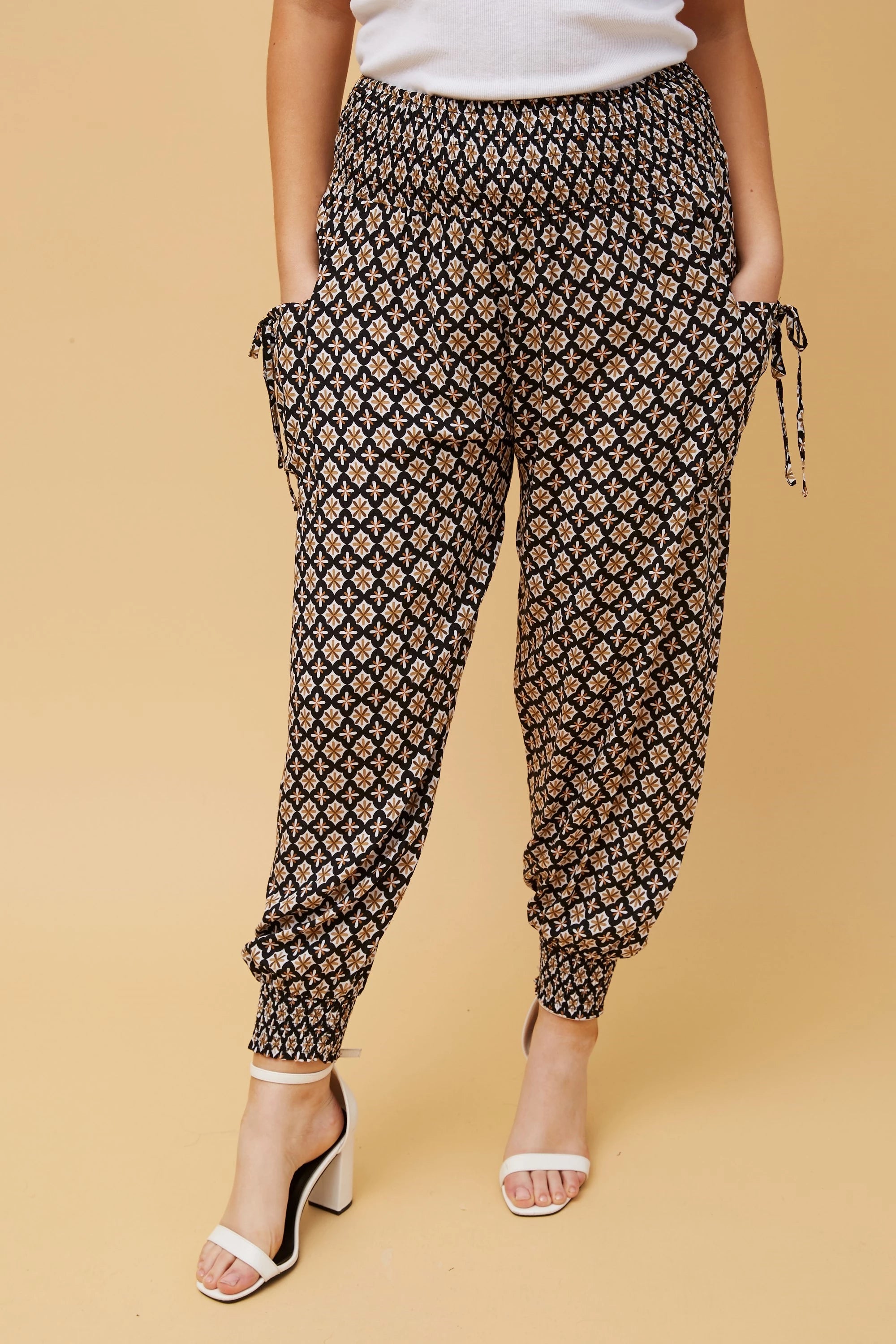 Ebony Boho Harem Pants