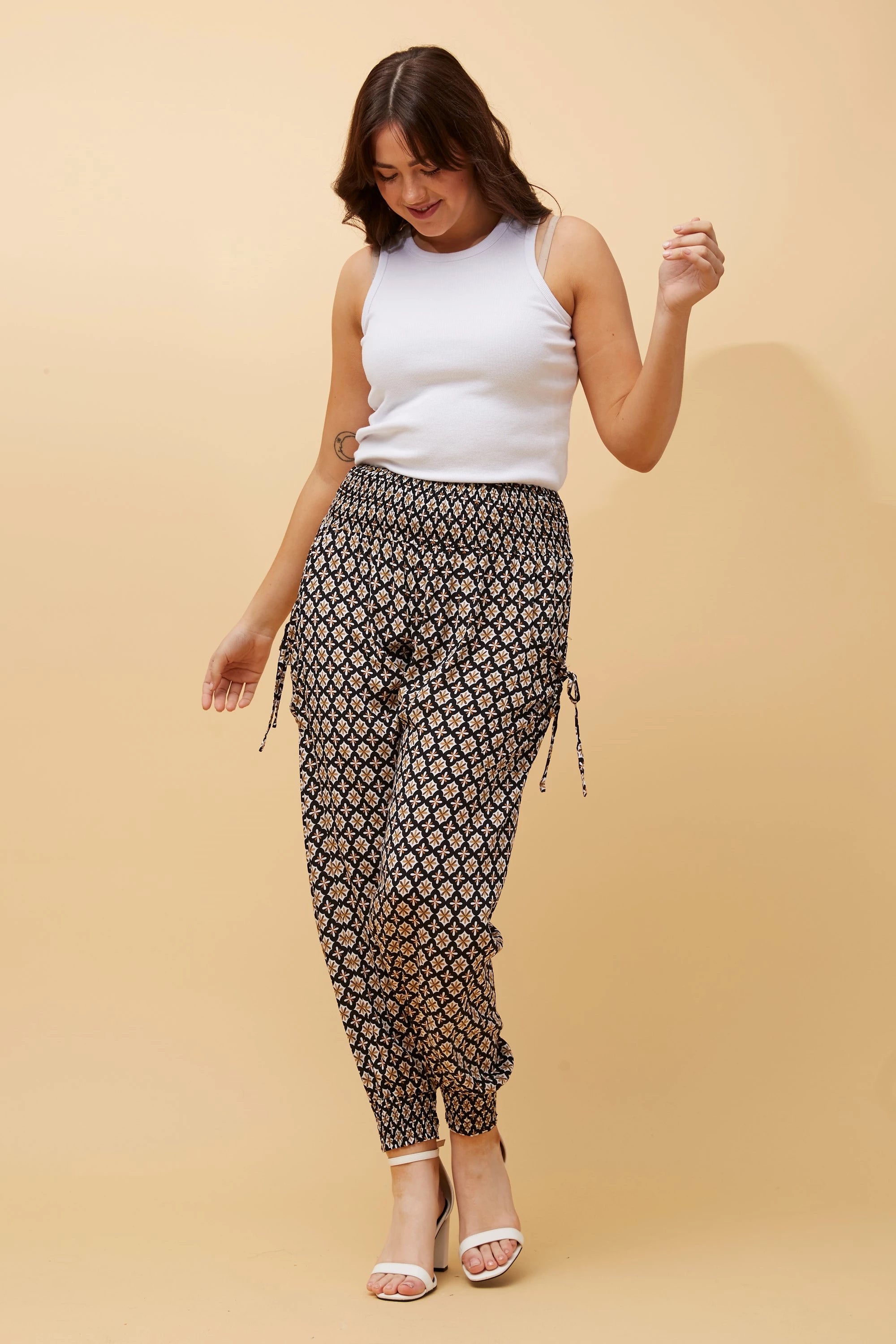 Ebony Boho Harem Pants