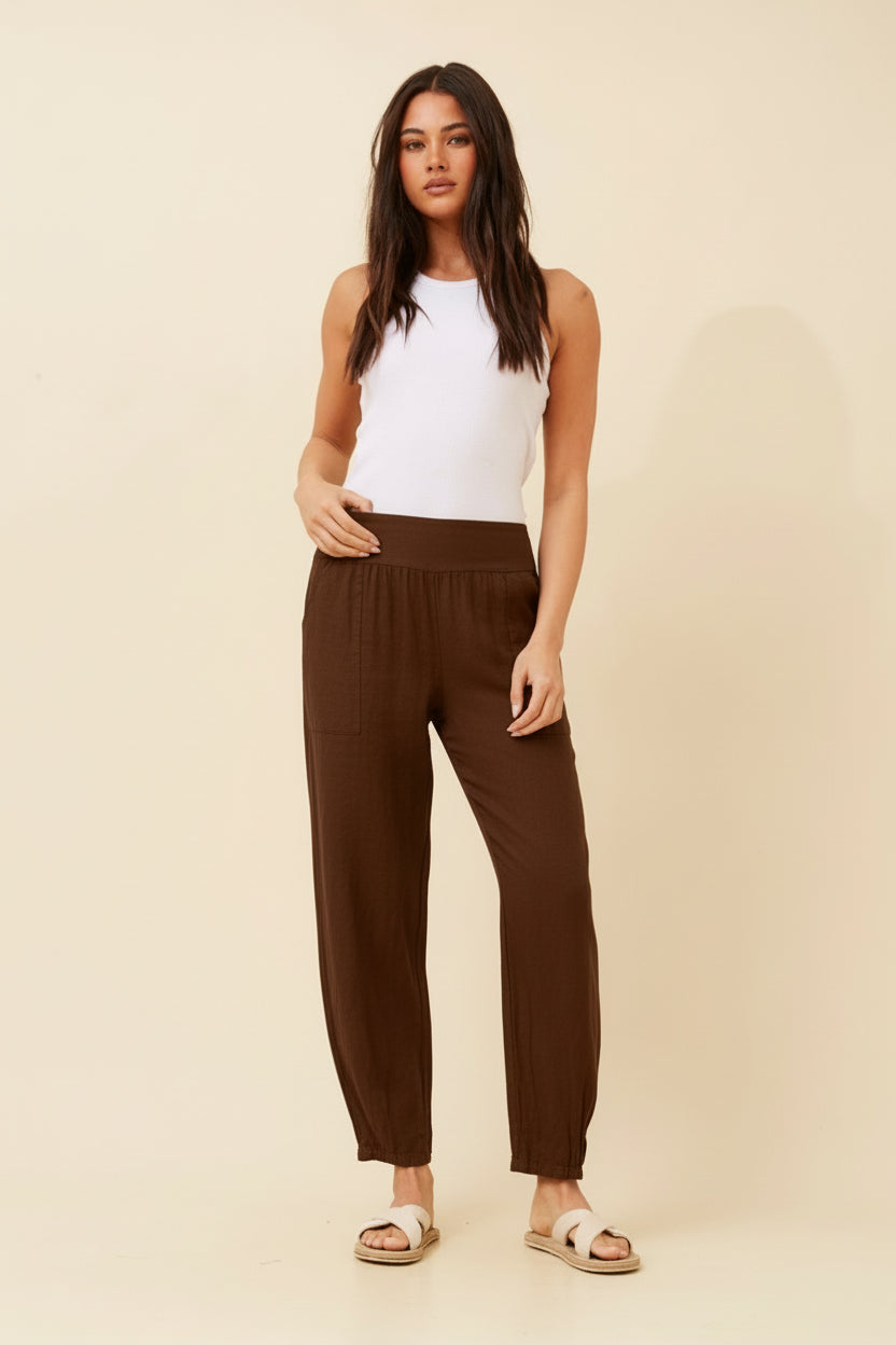 Edie Pants (BITTER CHOCOLATE)